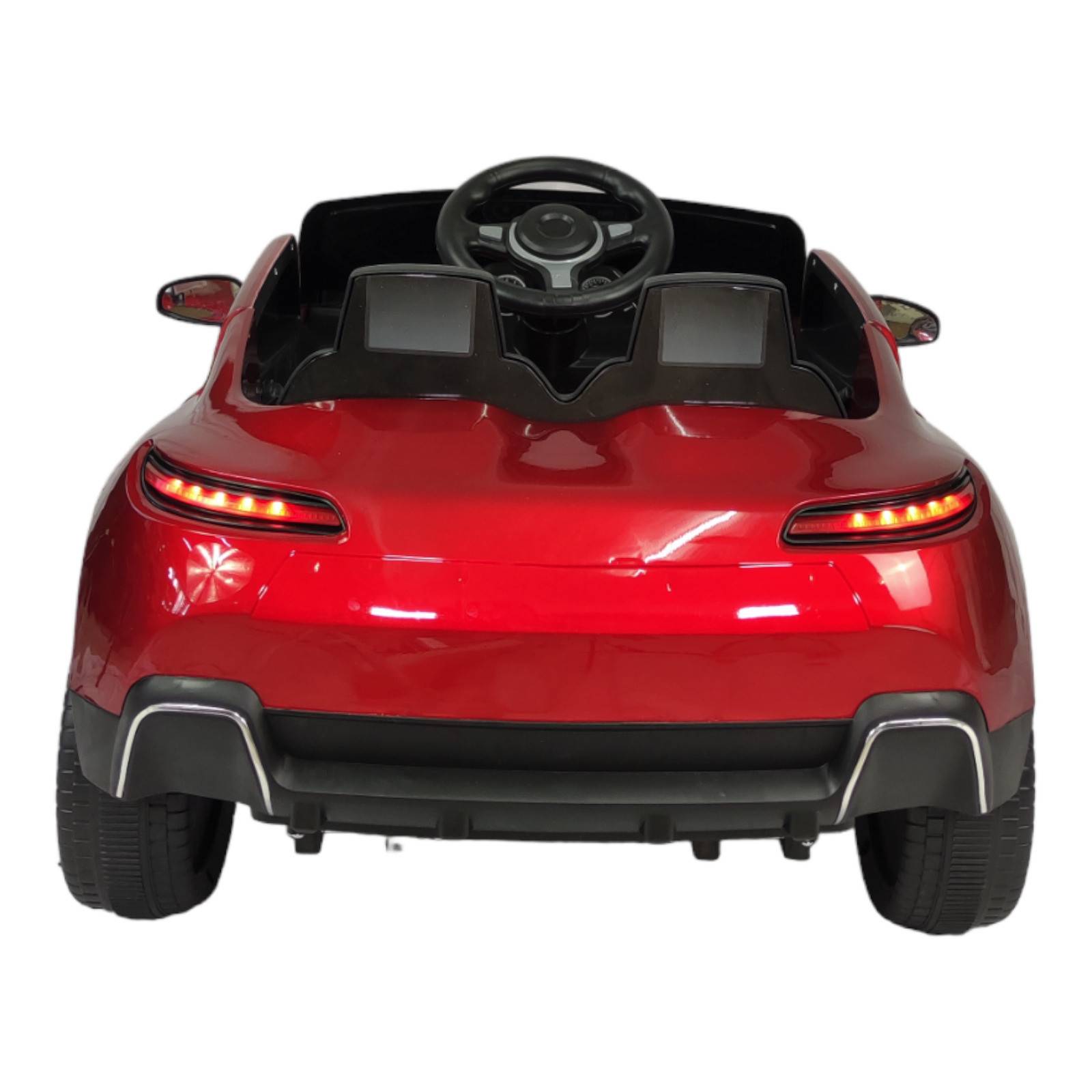 Montable para niños electrico control remoto luz, Rojo Lambo  - Rojo.
