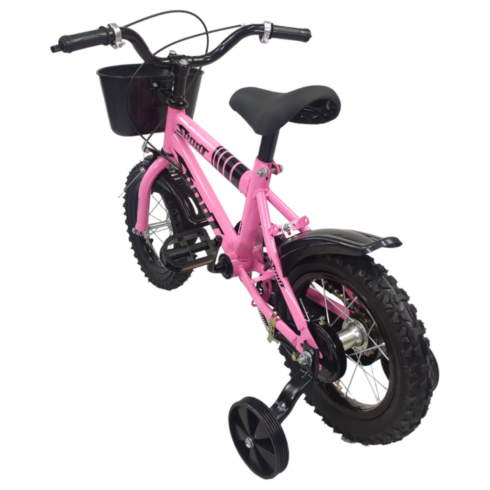 Bicicleta para Niños Rodada 12 Aire con Llantas Entrenadoras  - Rosa