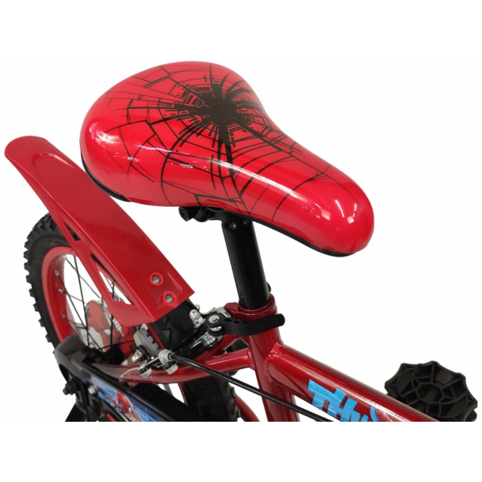 Bicicleta para Niños Rodada 16 Spider Man con Llantas Entrenadoras - Rojo