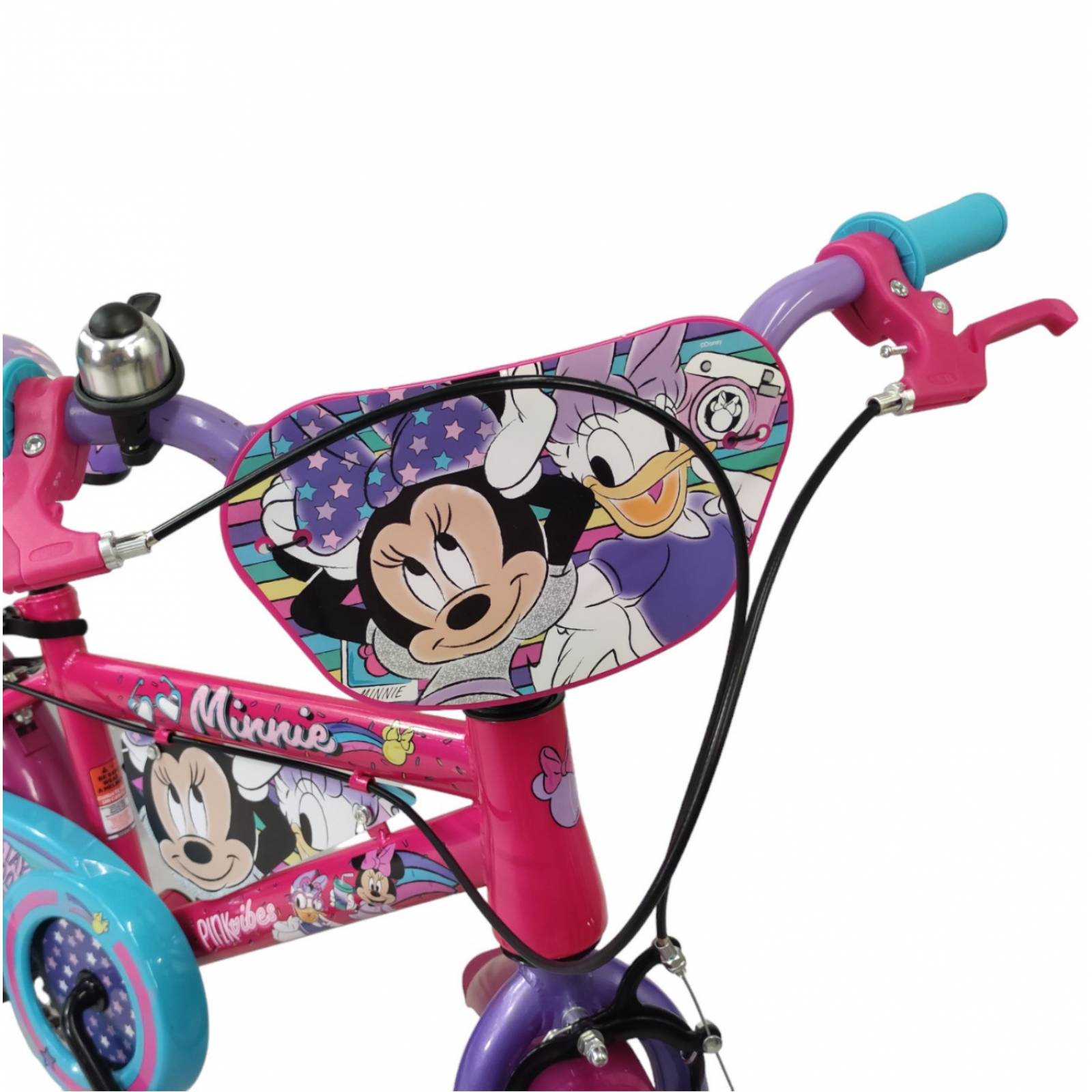 Bicicleta para Niños Rodada 16 Minnie con Llantas Entrenadoras  - Rosa
