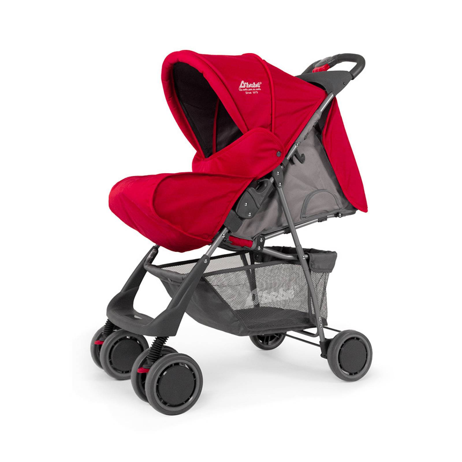 Carriola para Bebe Ultra Plegable Con Charola,6 a 24 meses 15kg - Rojo.