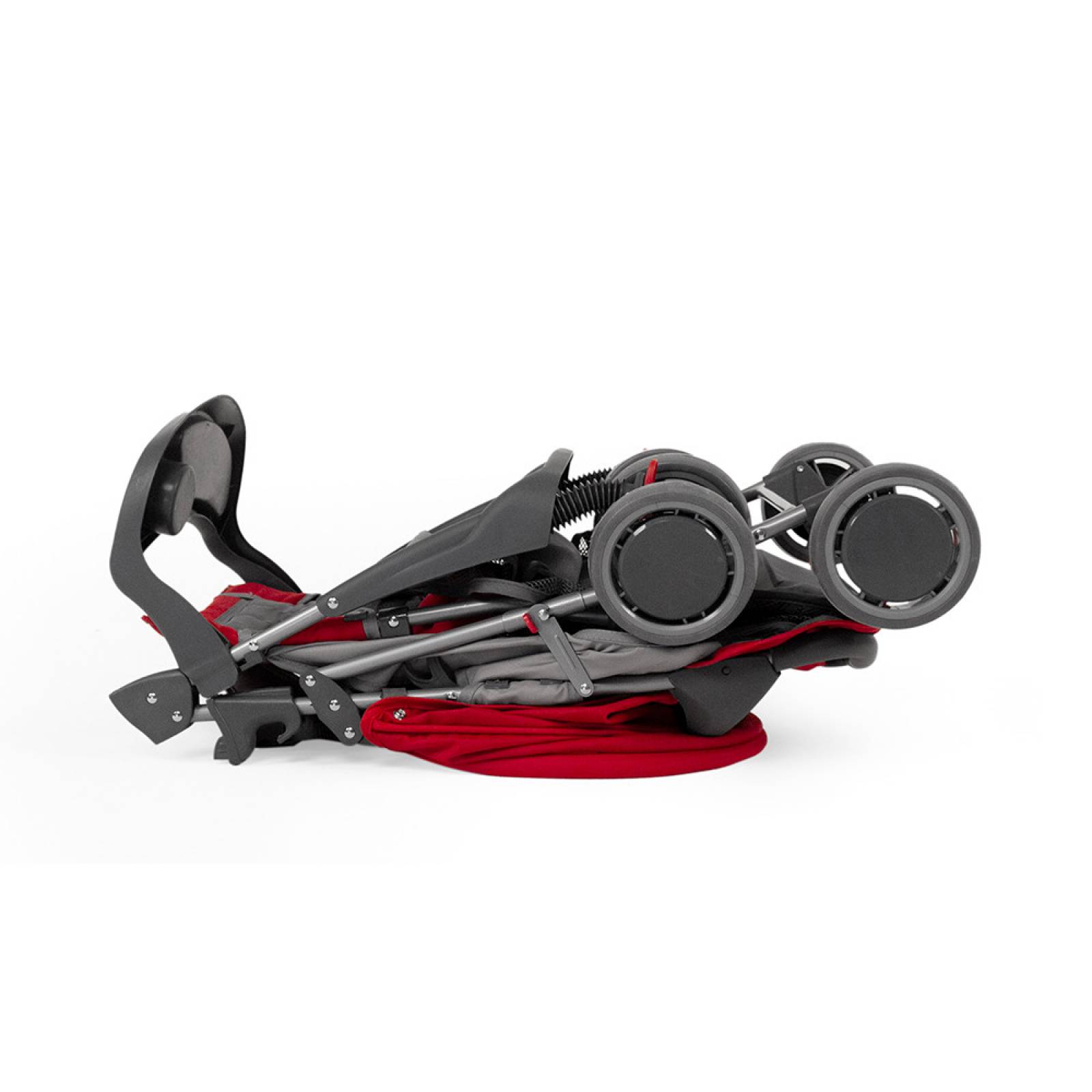 Carriola para Bebe Ultra Plegable Con Charola,6 a 24 meses 15kg - Rojo.