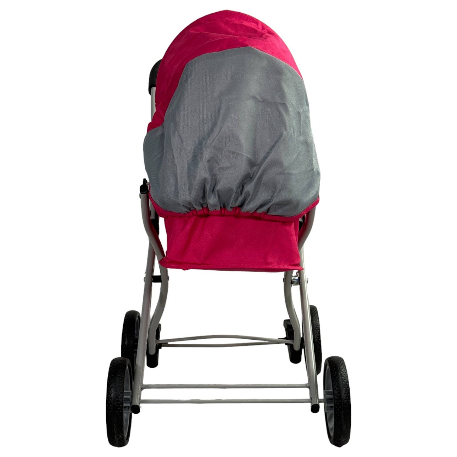 Carriola para Muñecas de Juguete para Niñas con Toldo y Plegable  - Rosa.