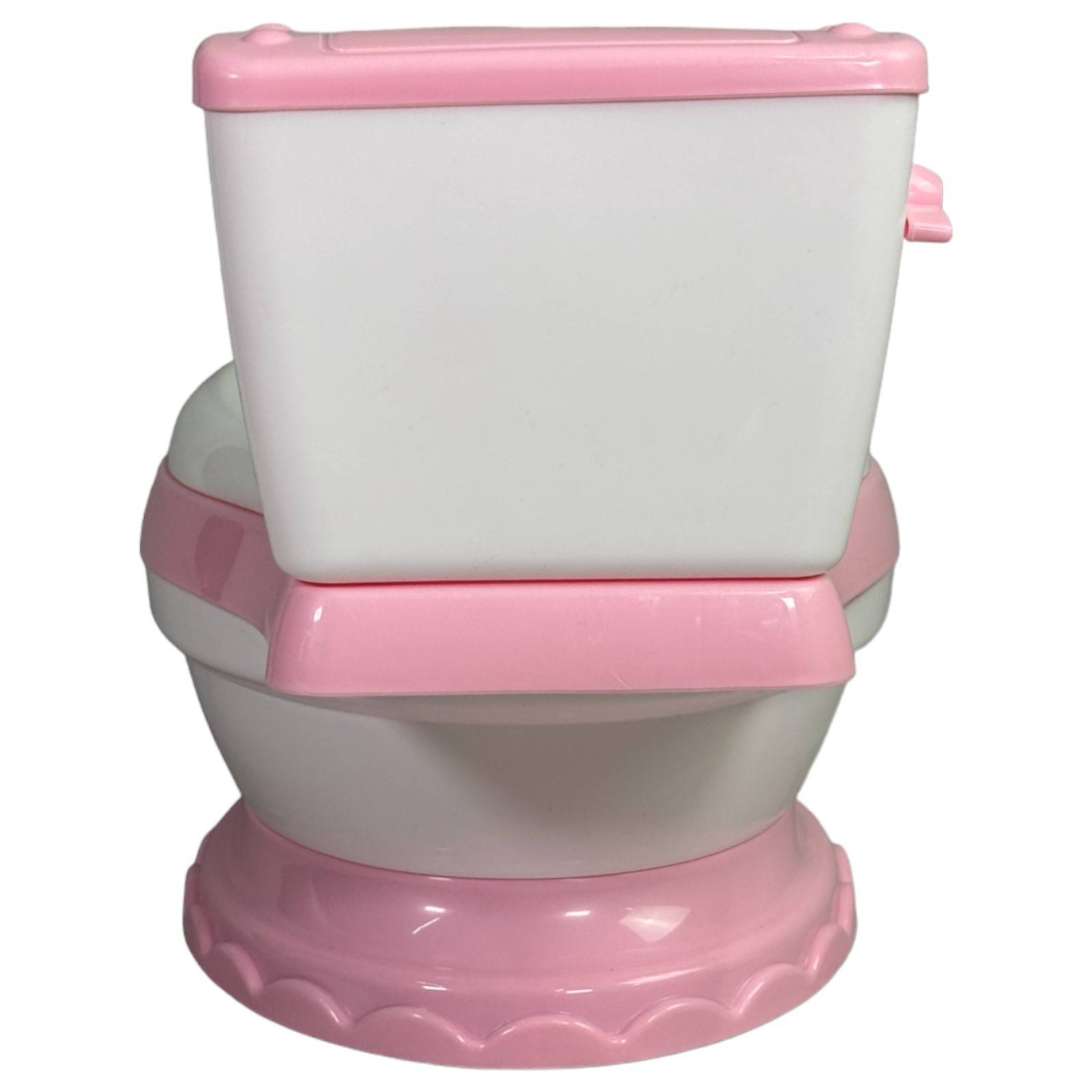 Baño para Niños con Asiento de Entrenamiento Antideslizante  - Rosa.