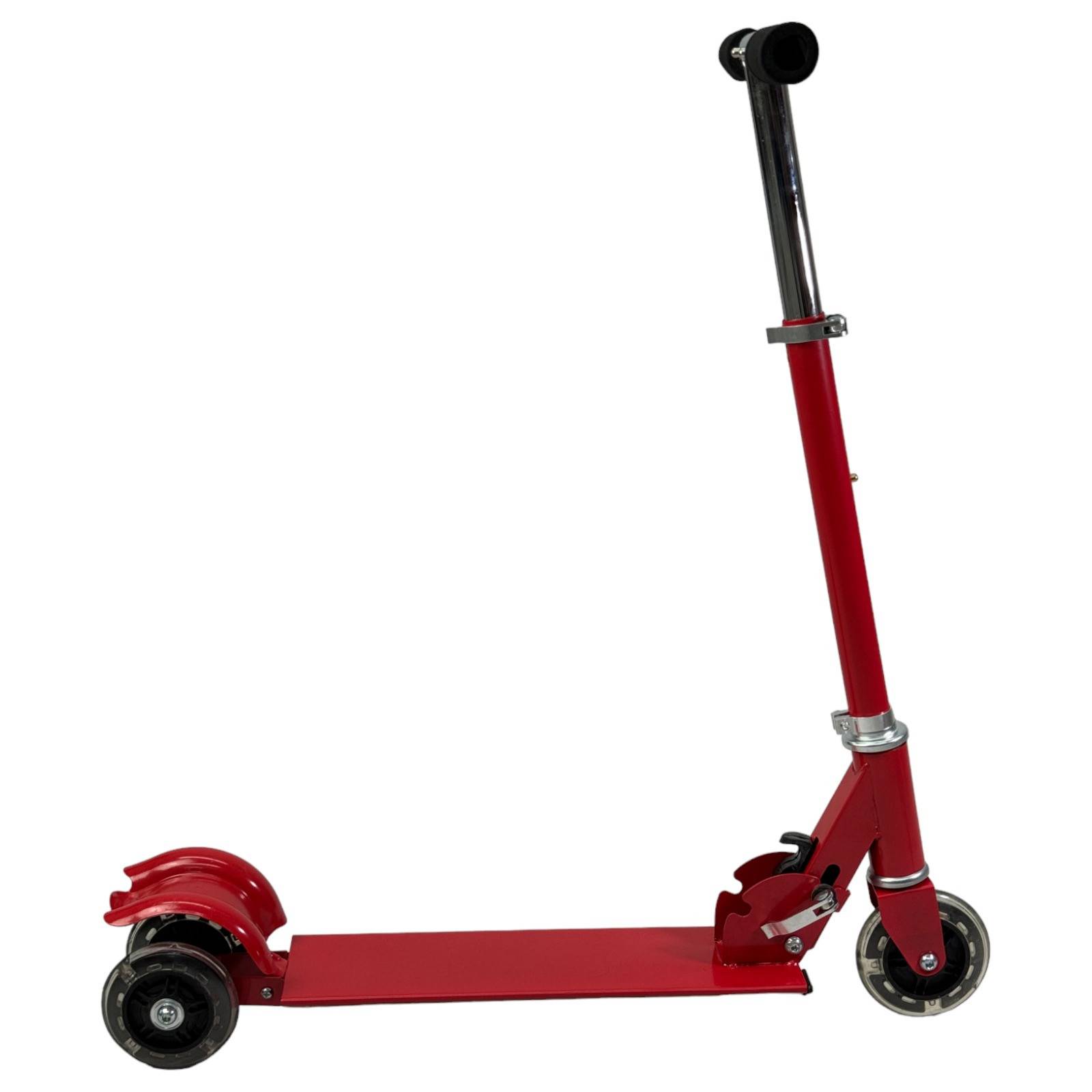Scooter para Niños Patinete del Diablo Tres Llantas Metal  - Rojo.