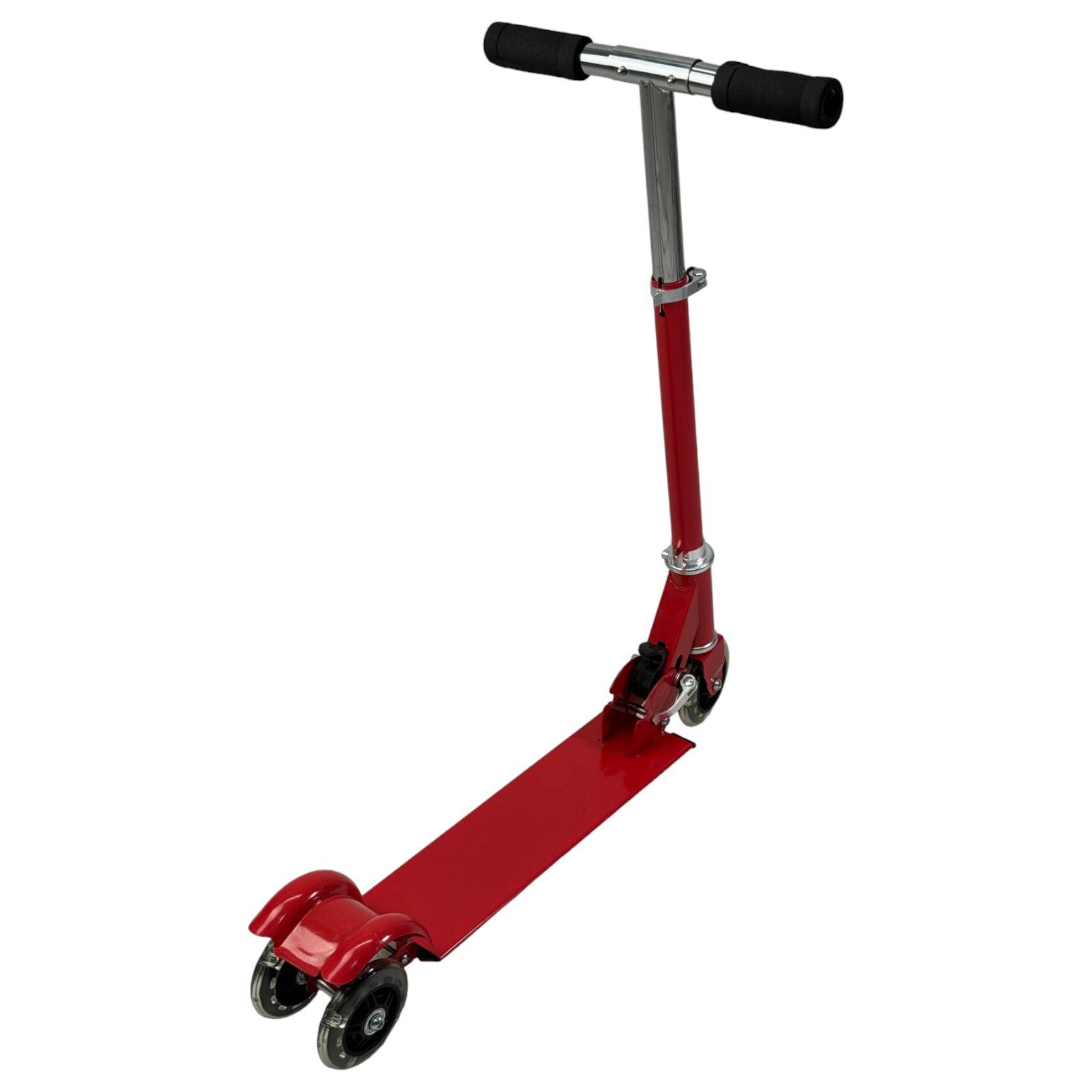 Scooter para Niños Patinete del Diablo Tres Llantas Metal  - Rojo.