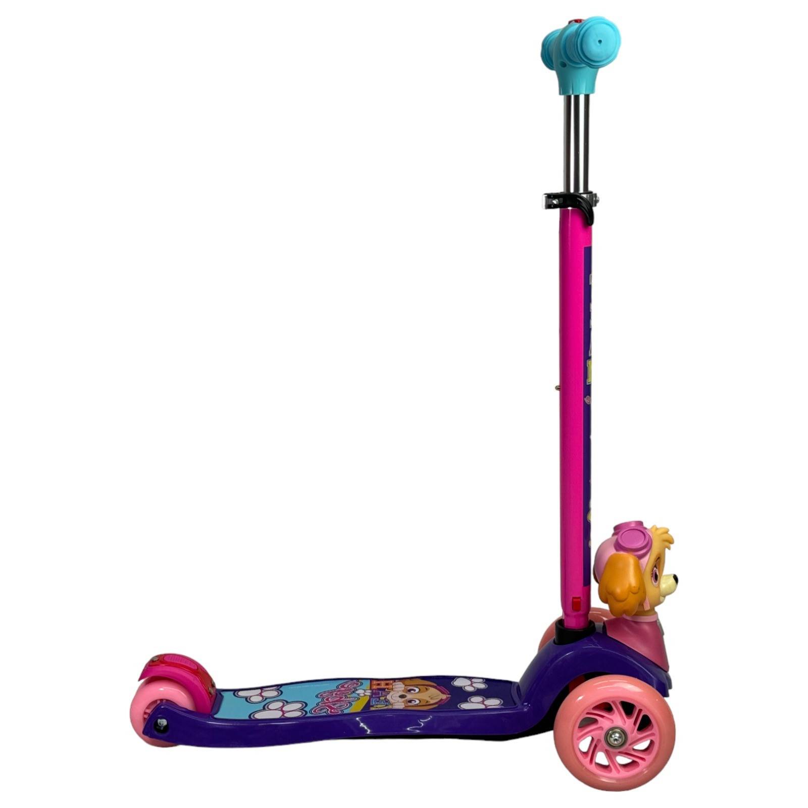 Scooter para Niños Patin del Diablo Tres Llantas Paw Patrol  - Rosa