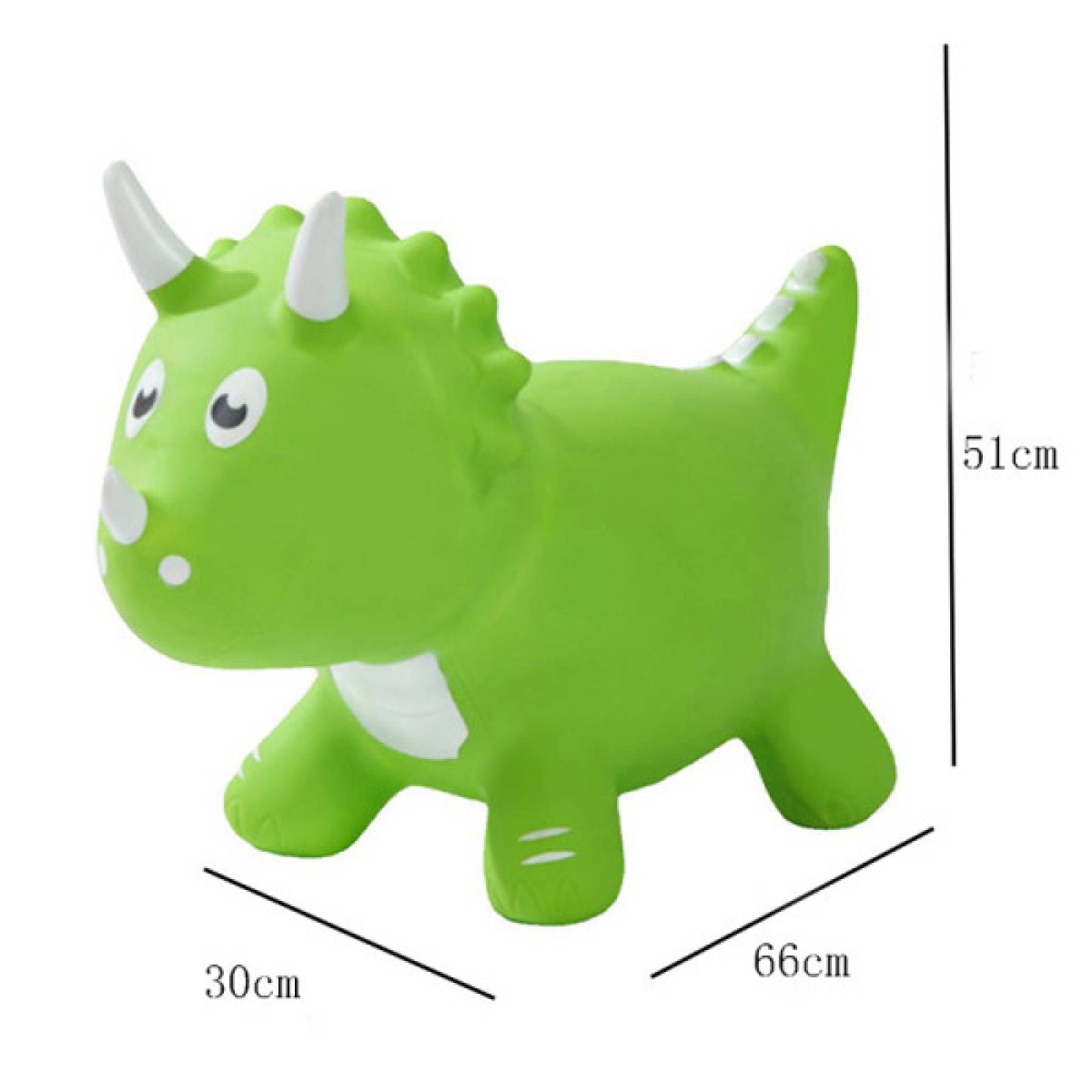 Montable Inflable Saltarin Brinca Botador Animal Salto para Niños - Verde.