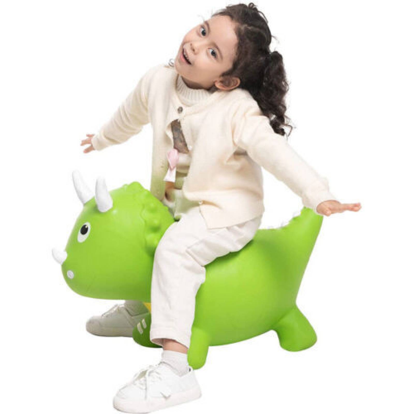Montable Inflable Saltarin Brinca Botador Animal Salto para Niños - Verde.