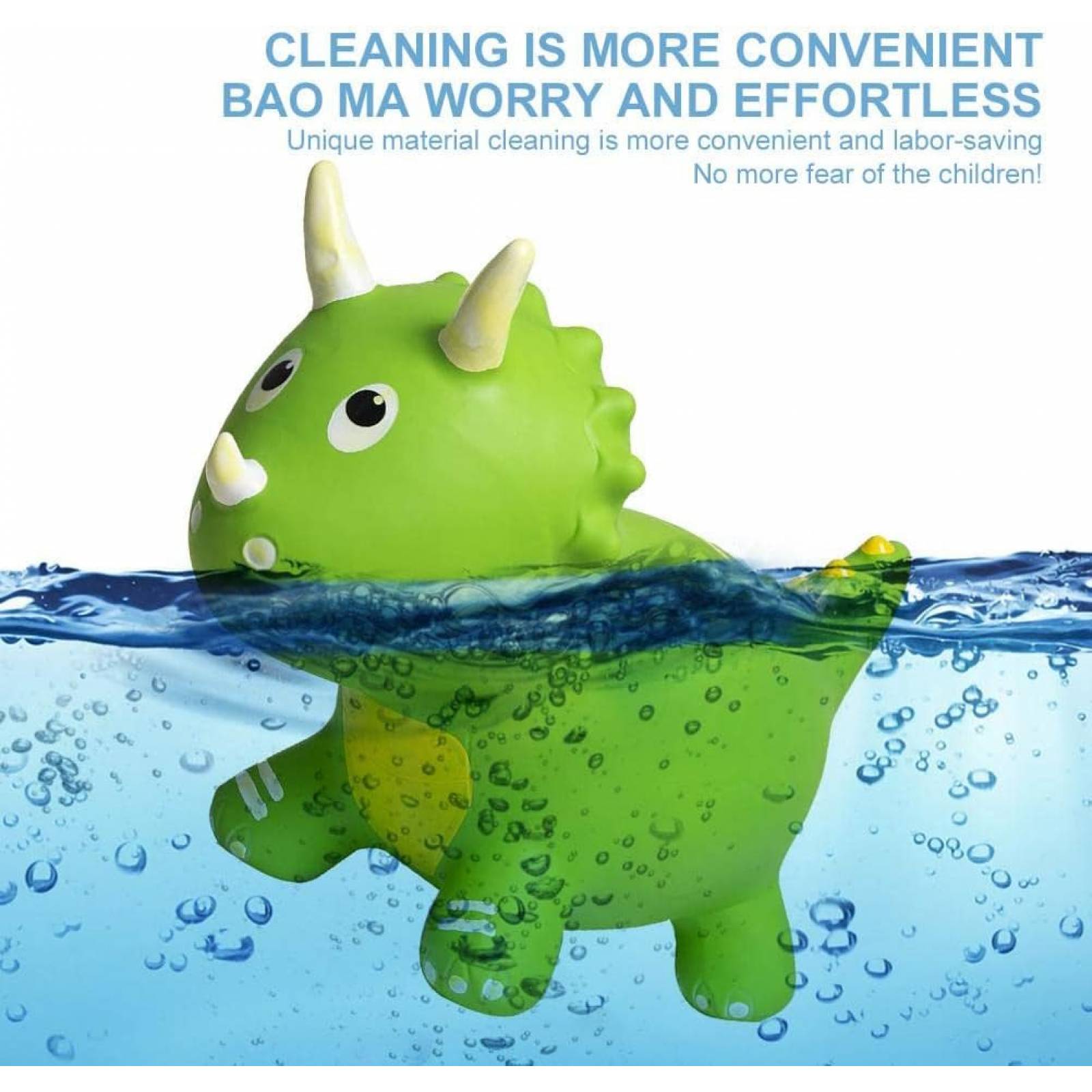 Montable Inflable Saltarin Brinca Botador Animal Salto para Niños - Verde.