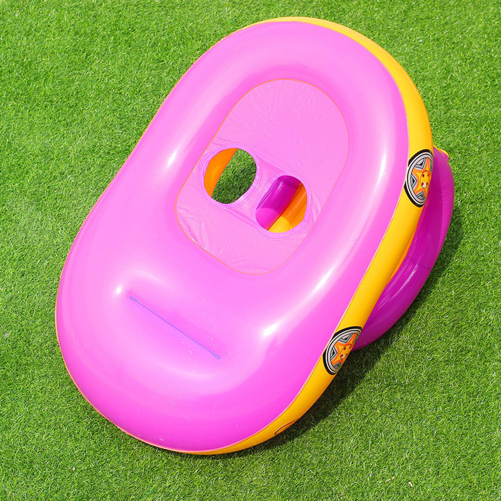 Inflable de Piscina para Niños Juguete de Alberca Flotador Vocho  - Rosa