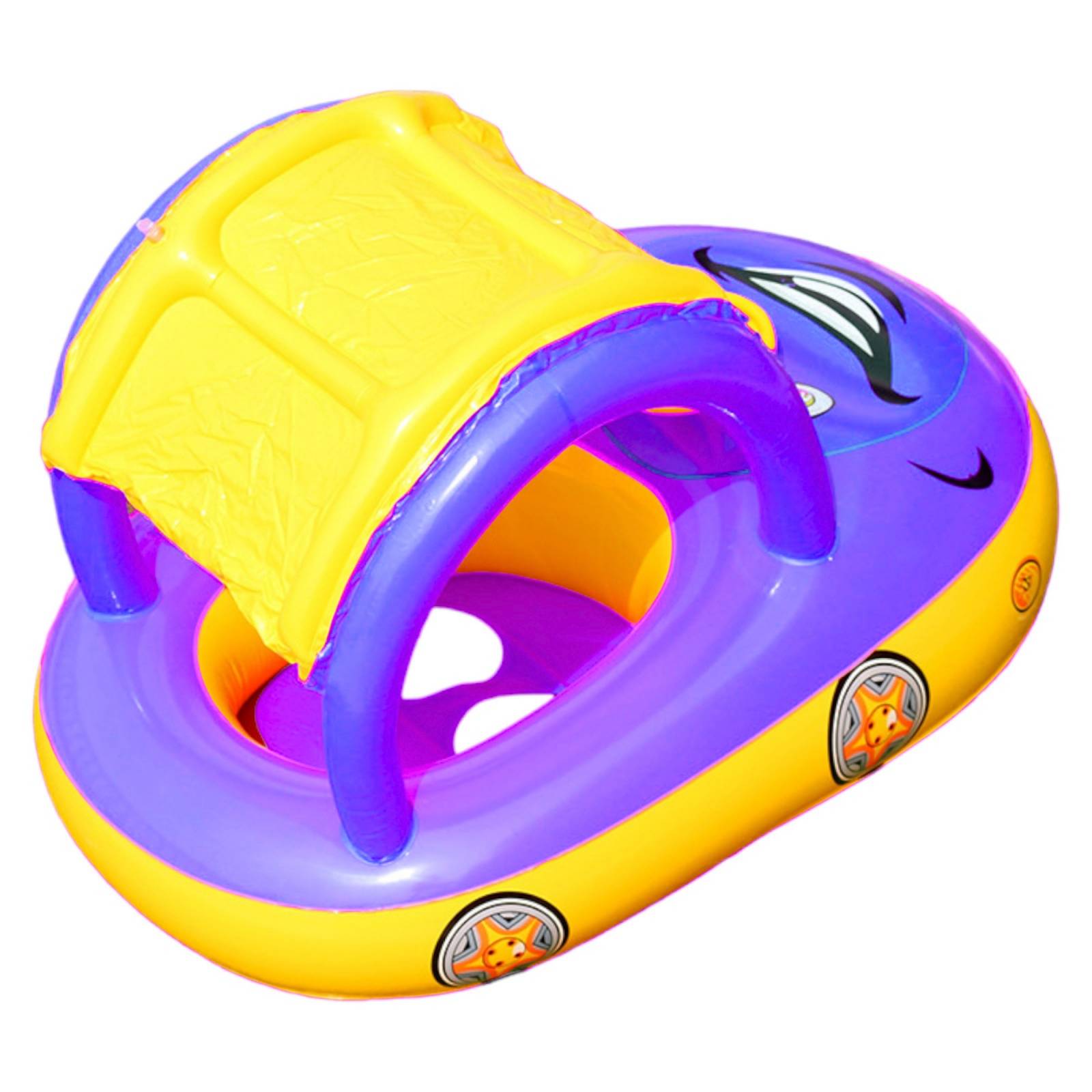 Inflable de Piscina para Niños Juguete de Alberca Flotador Vocho  - Purpura
