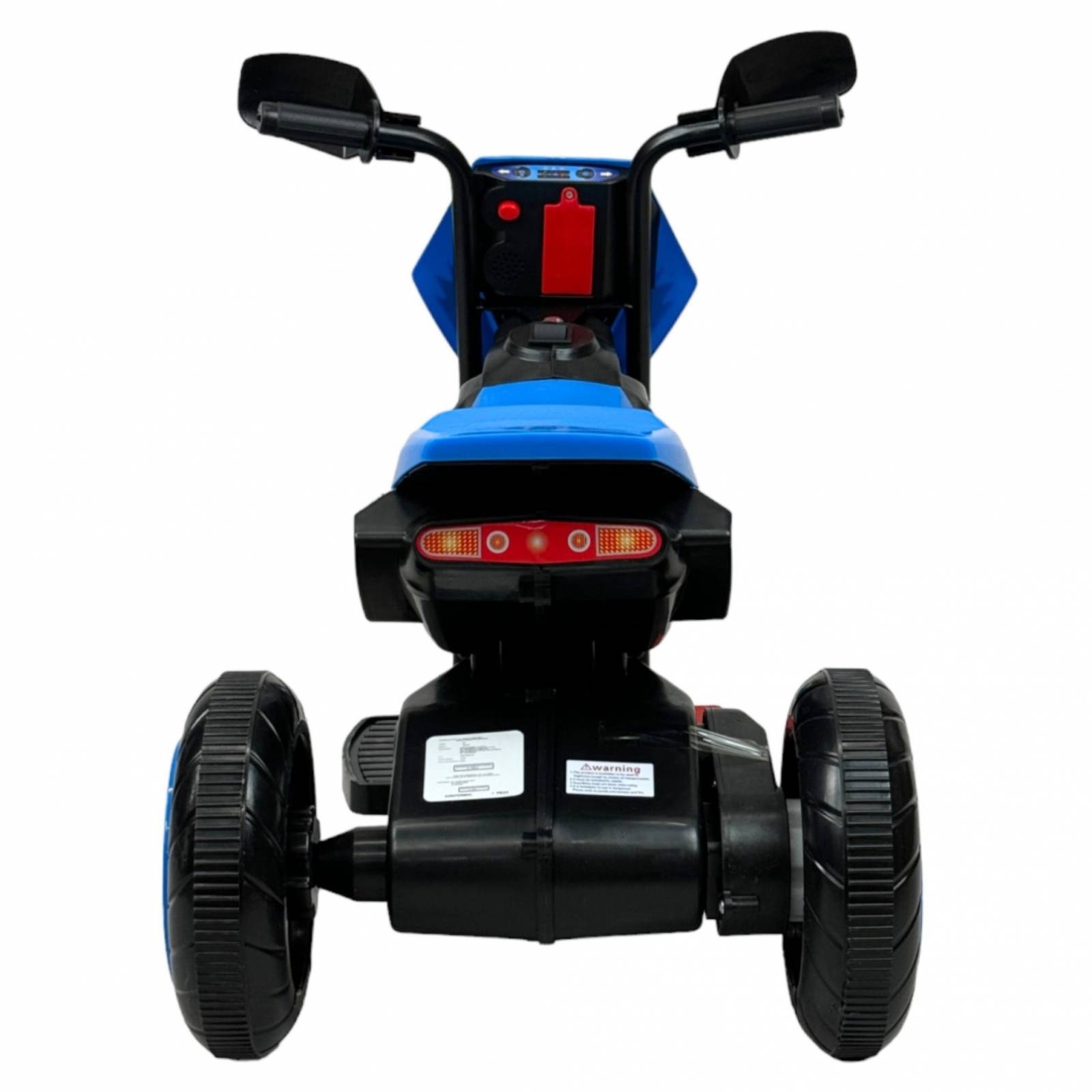 Motocicleta Montable para Niños 3 Ruedas Sonido,luz 6V  - Azul.
