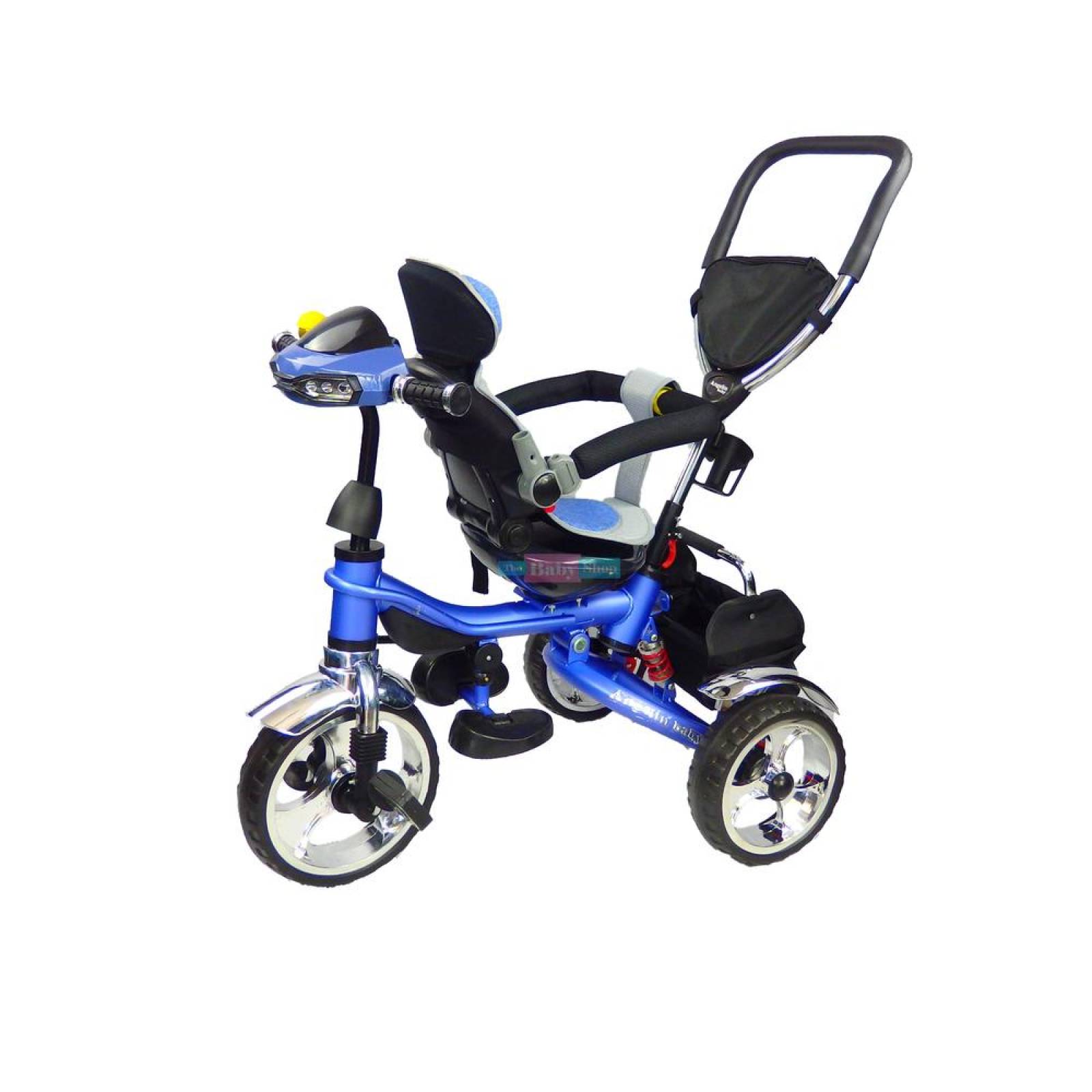 Triciclo para Bebe de lujo 6 en 1 6m a 5 años Azul 