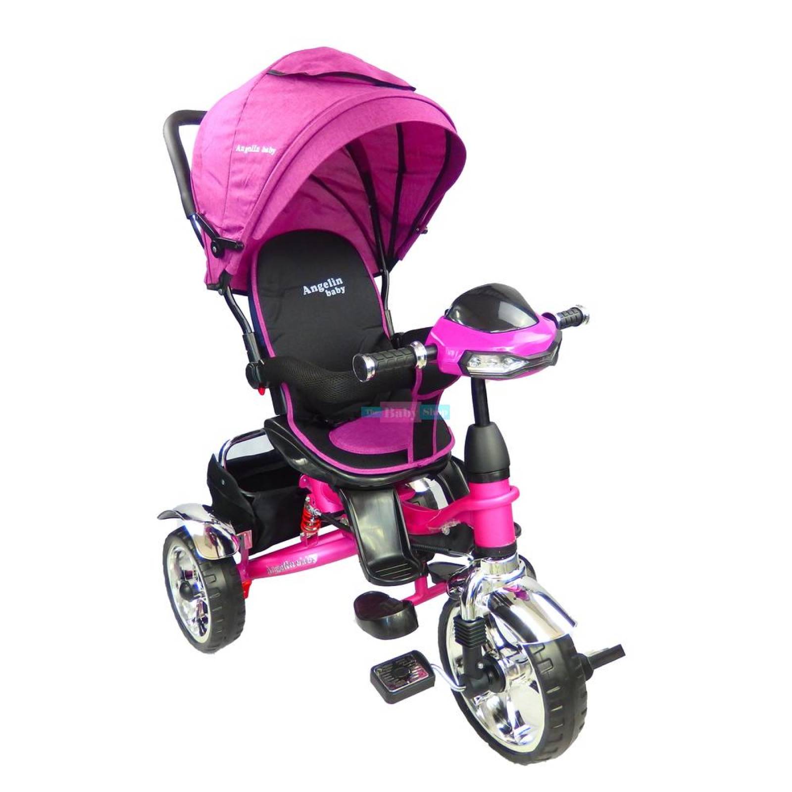 Triciclo para Bebe de lujo 6 en 1 6m a 5 años Rosa 