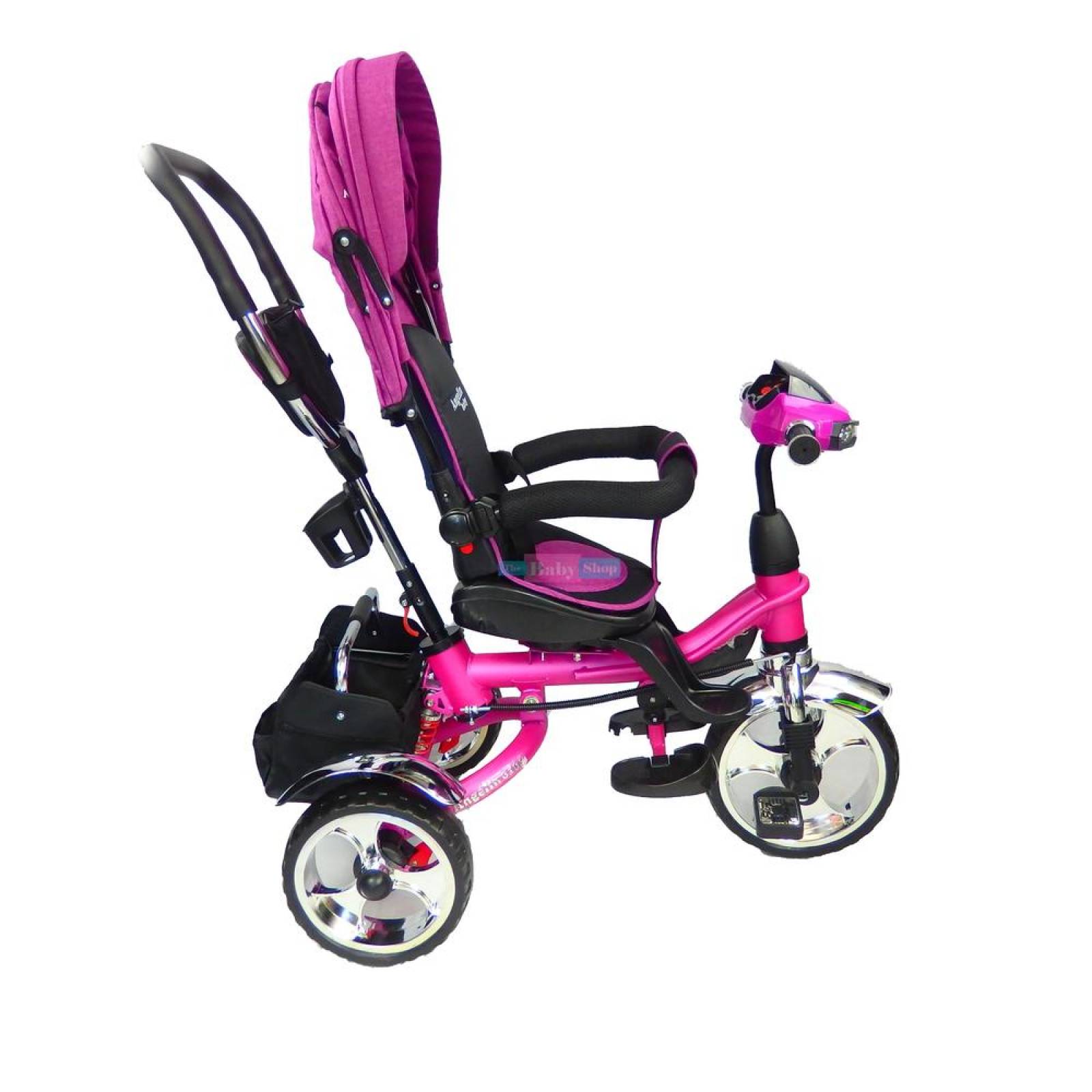 Triciclo para Bebe de lujo 6 en 1 6m a 5 años Rosa 