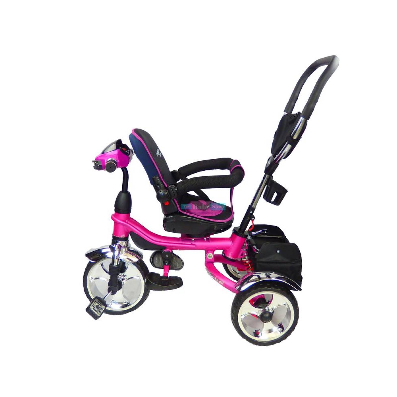 Triciclo para Bebe de lujo 6 en 1 6m a 5 años Rosa 