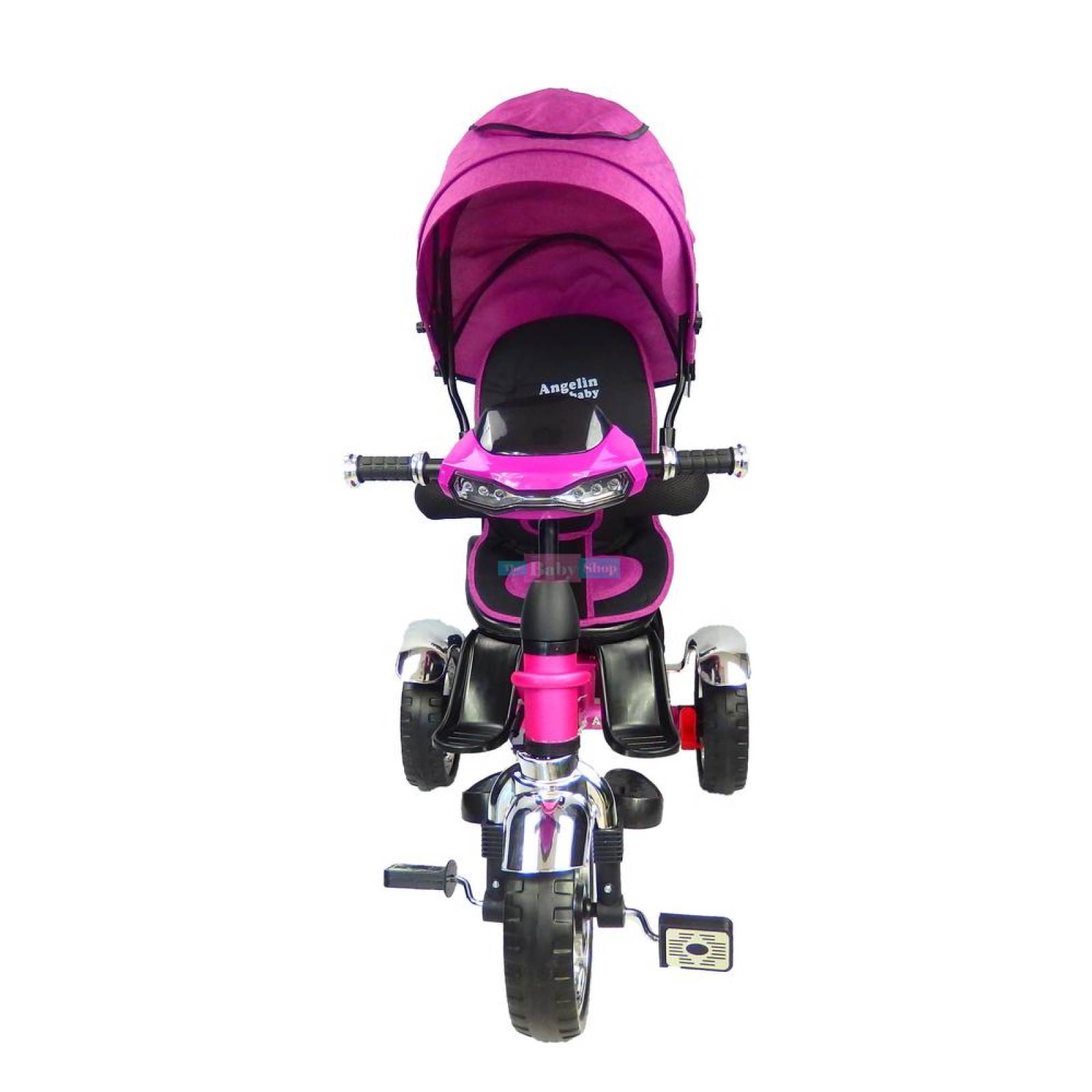 Triciclo para Bebe de lujo 6 en 1 6m a 5 años Rosa 