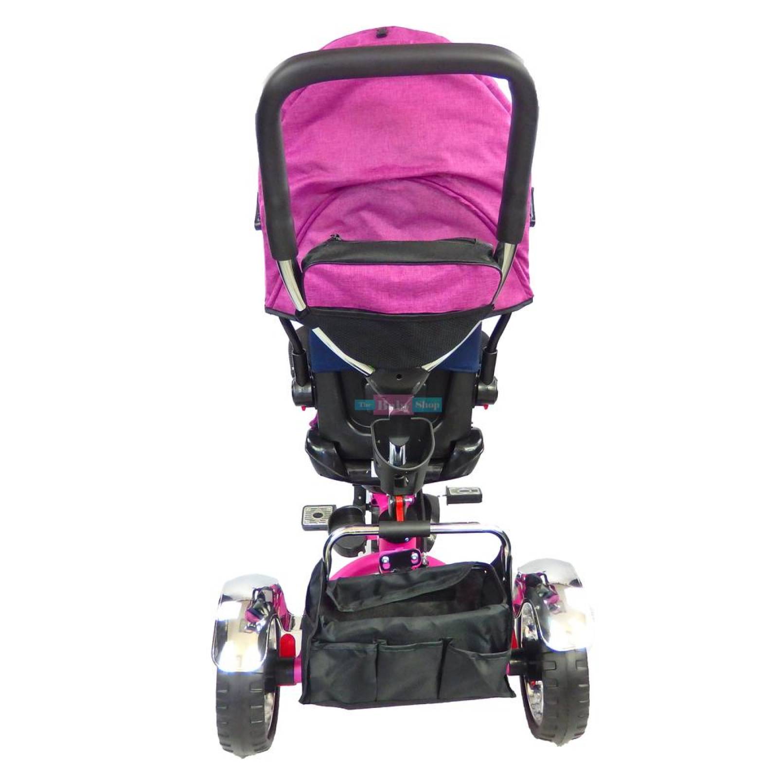 Triciclo para Bebe de lujo 6 en 1 6m a 5 años Rosa 