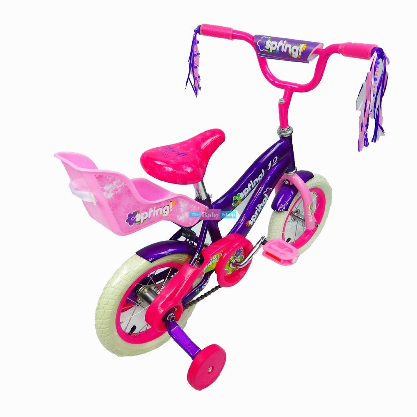 Bicicleta Infantil r12 Rodada para niña Barata con Portamuñeca 