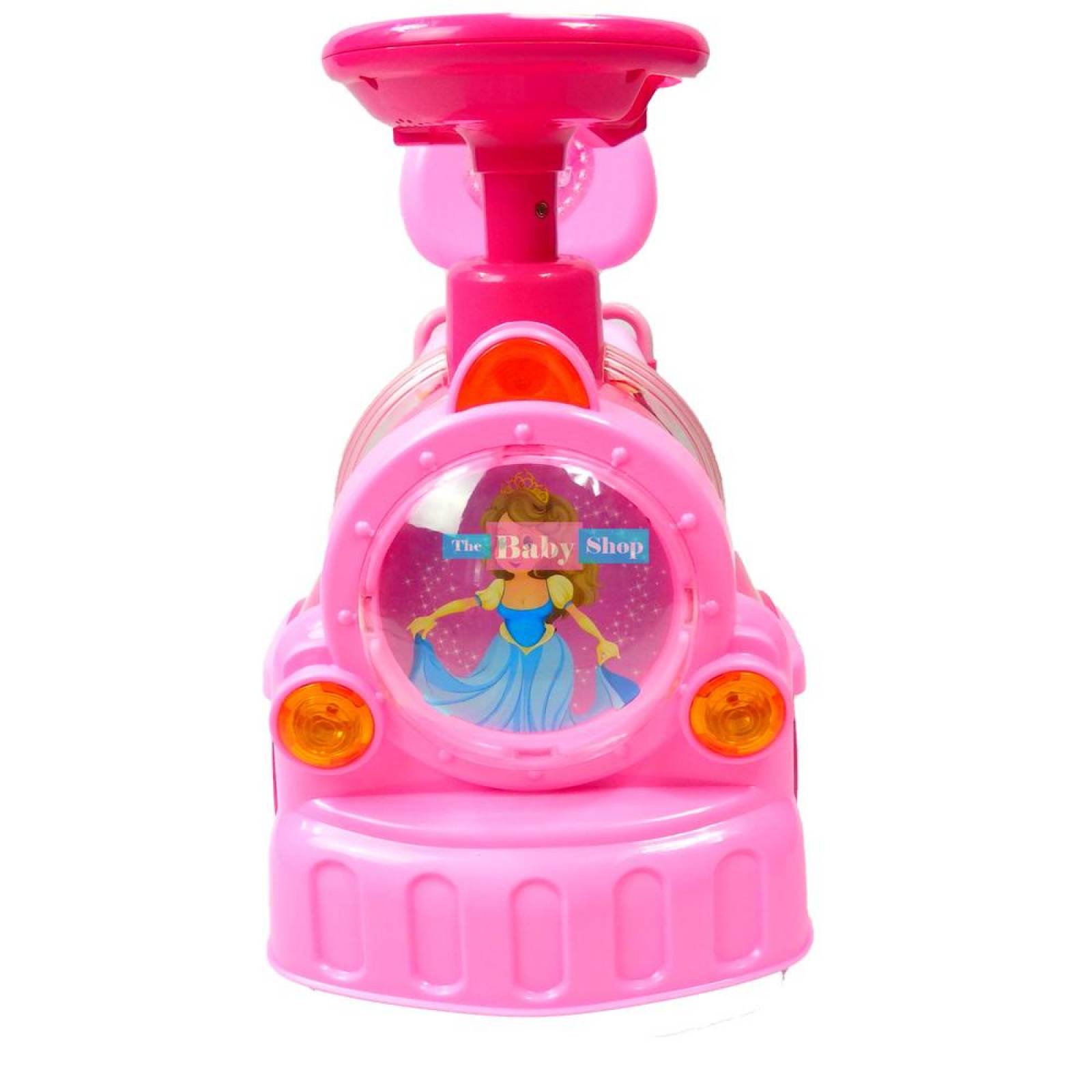 Montable para Niña de Princesa con Remolque y Toldo 