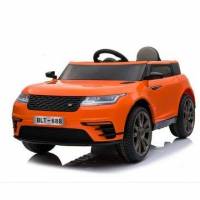 Carro Electrico Montable Con Control Naranja Usbmusicaradio