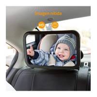 Espejo Retrovisor Para Auto Gran Tamaño Seguridad Bebe