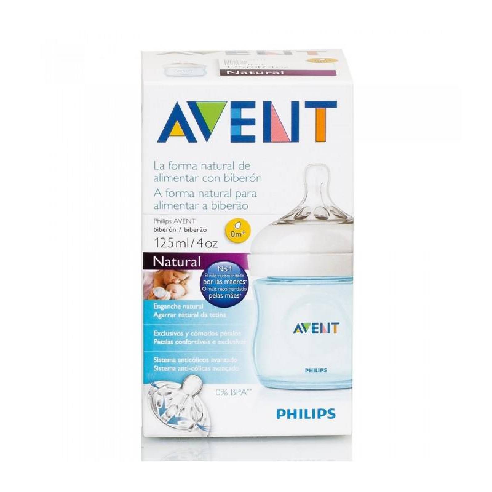 Philips Avent Biberon Natural Avent 4 oz 125 ml Azul 