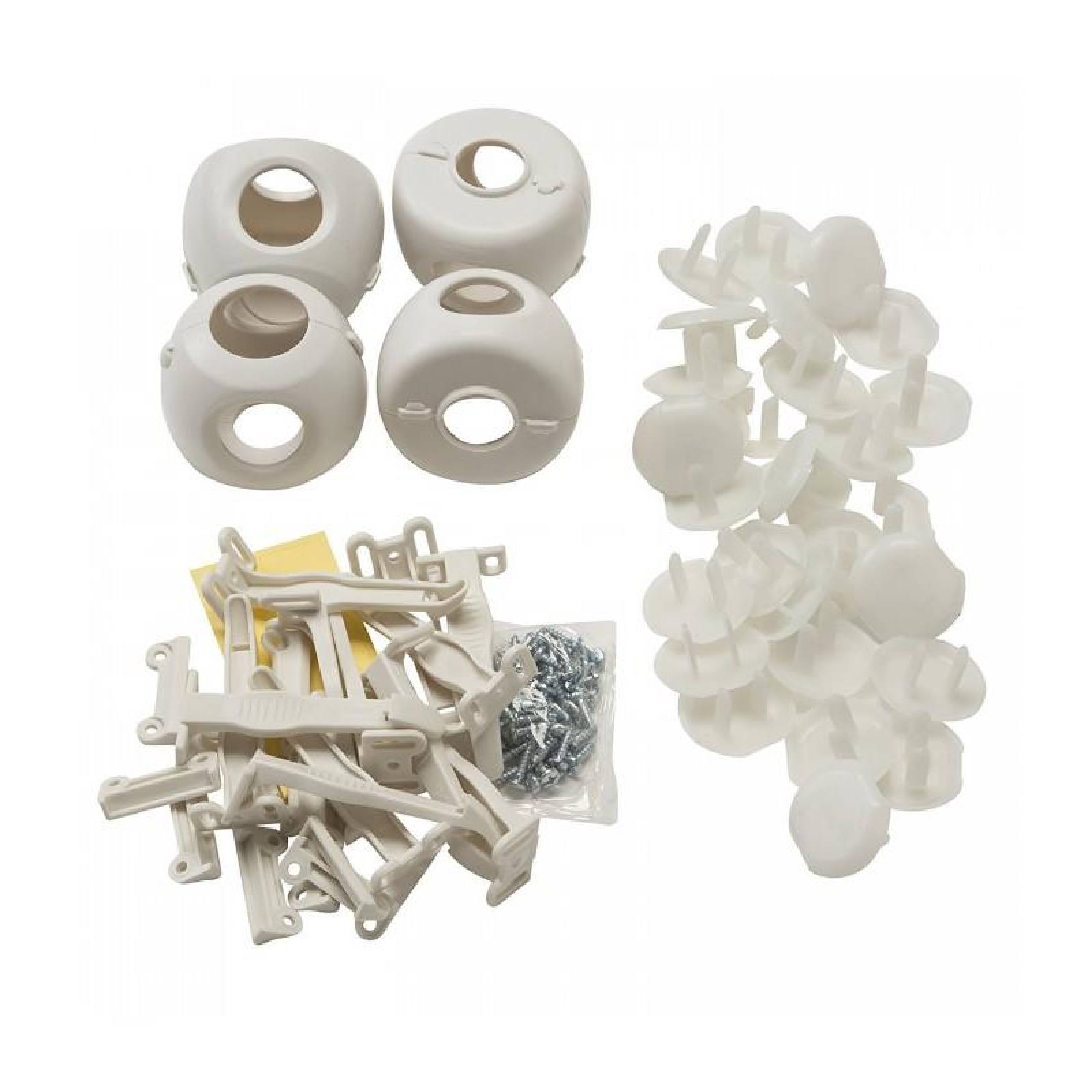 46 pz Seguridad Bebe Seguro Para Puerta Cajon Contacto Safety 1st