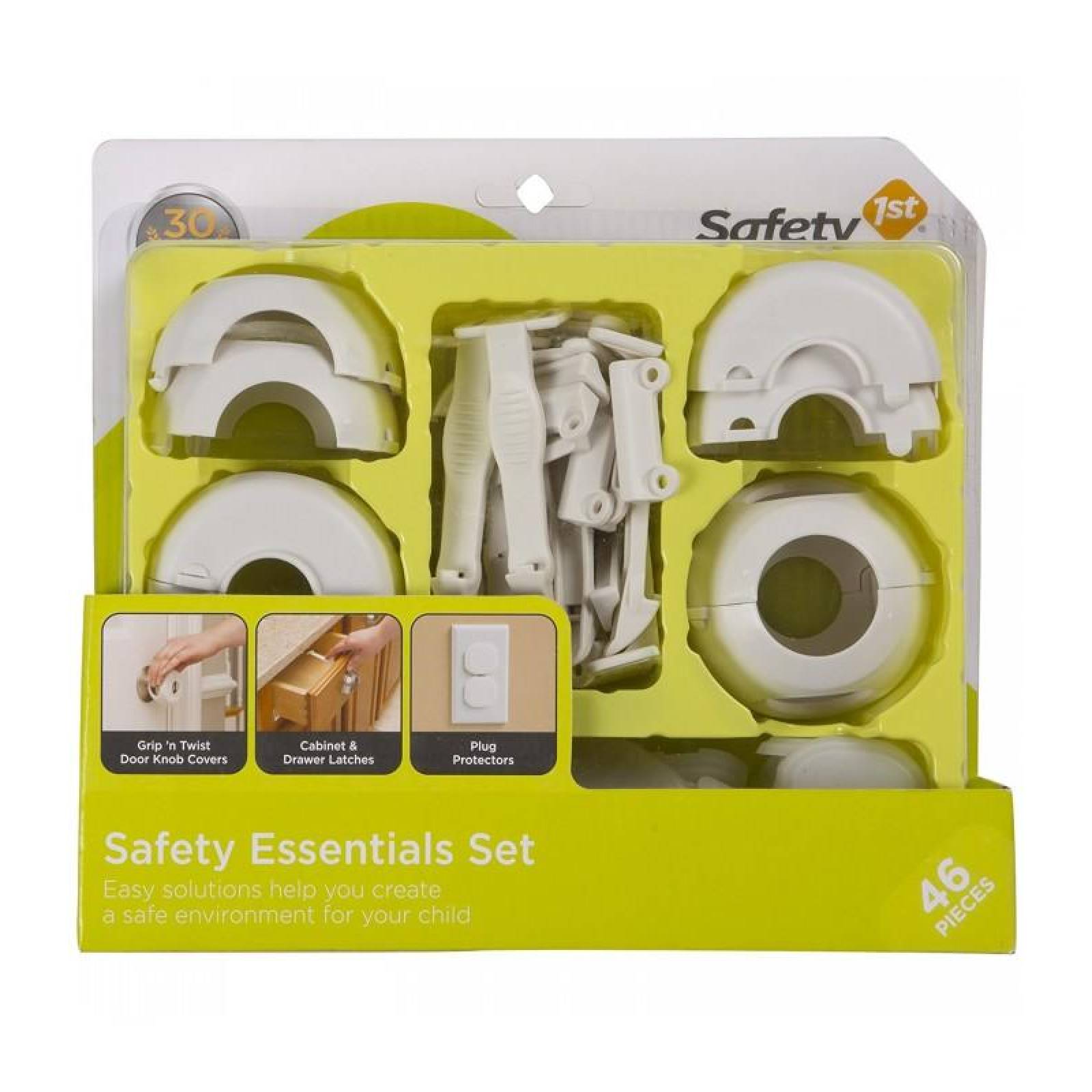 46 pz Seguridad Bebe Seguro Para Puerta Cajon Contacto Safety 1st