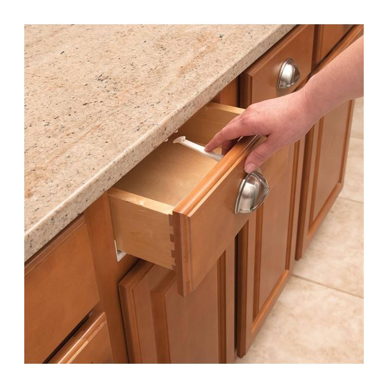 46 pz Seguridad Bebe Seguro Para Puerta Cajon Contacto Safety 1st