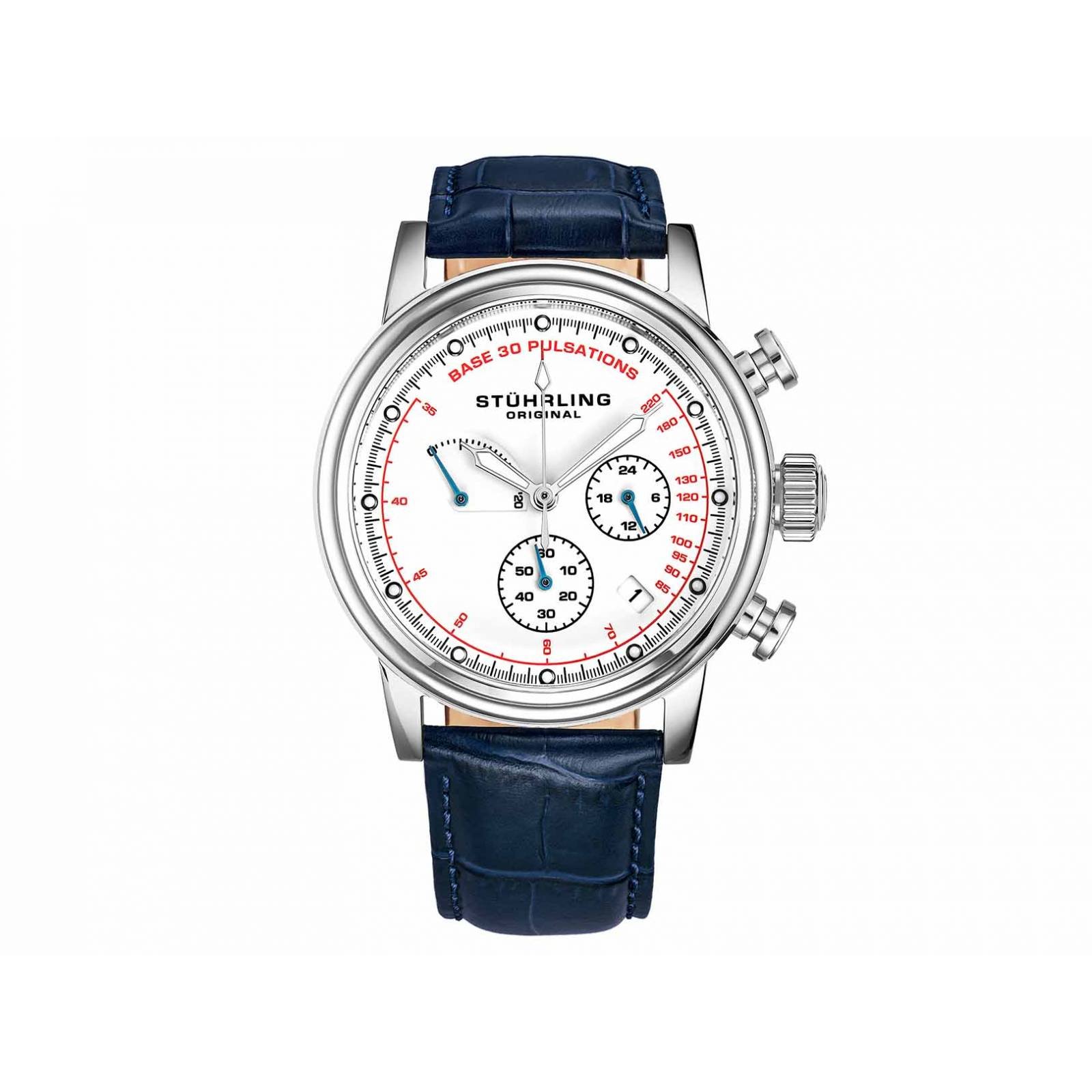 Reloj Stuhrling modelo Monaco-Caballero, Cuarzo, 43 mm