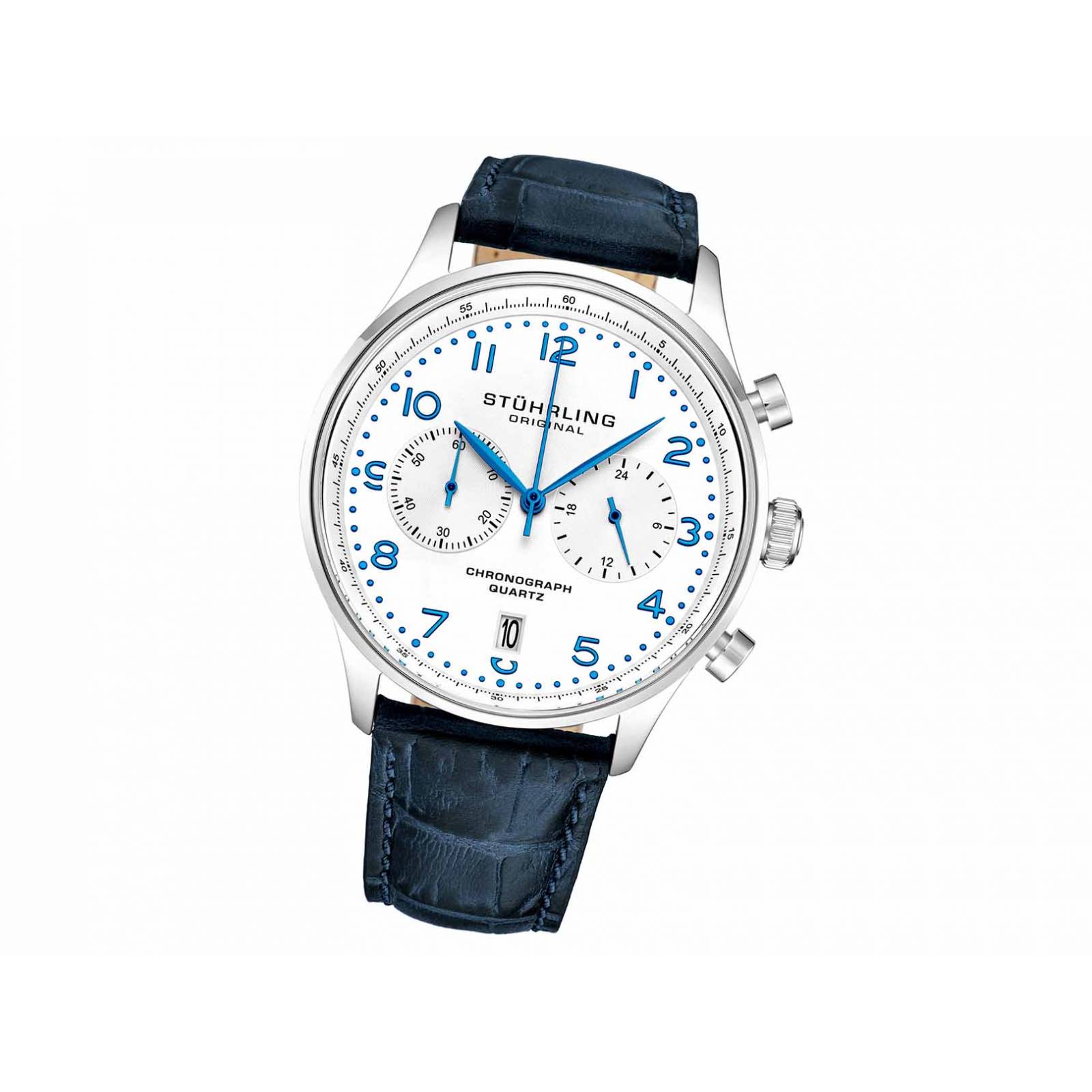 Reloj Stuhrling modelo Monaco-Caballero, Cuarzo, 42 mm