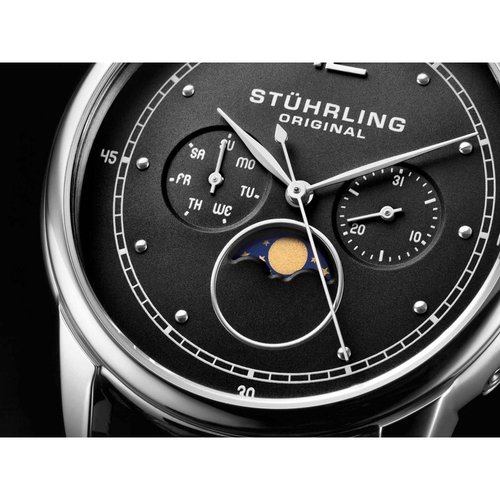Reloj Stuhrling modelo Symphony-Caballero, Cuarzo, 40 mm