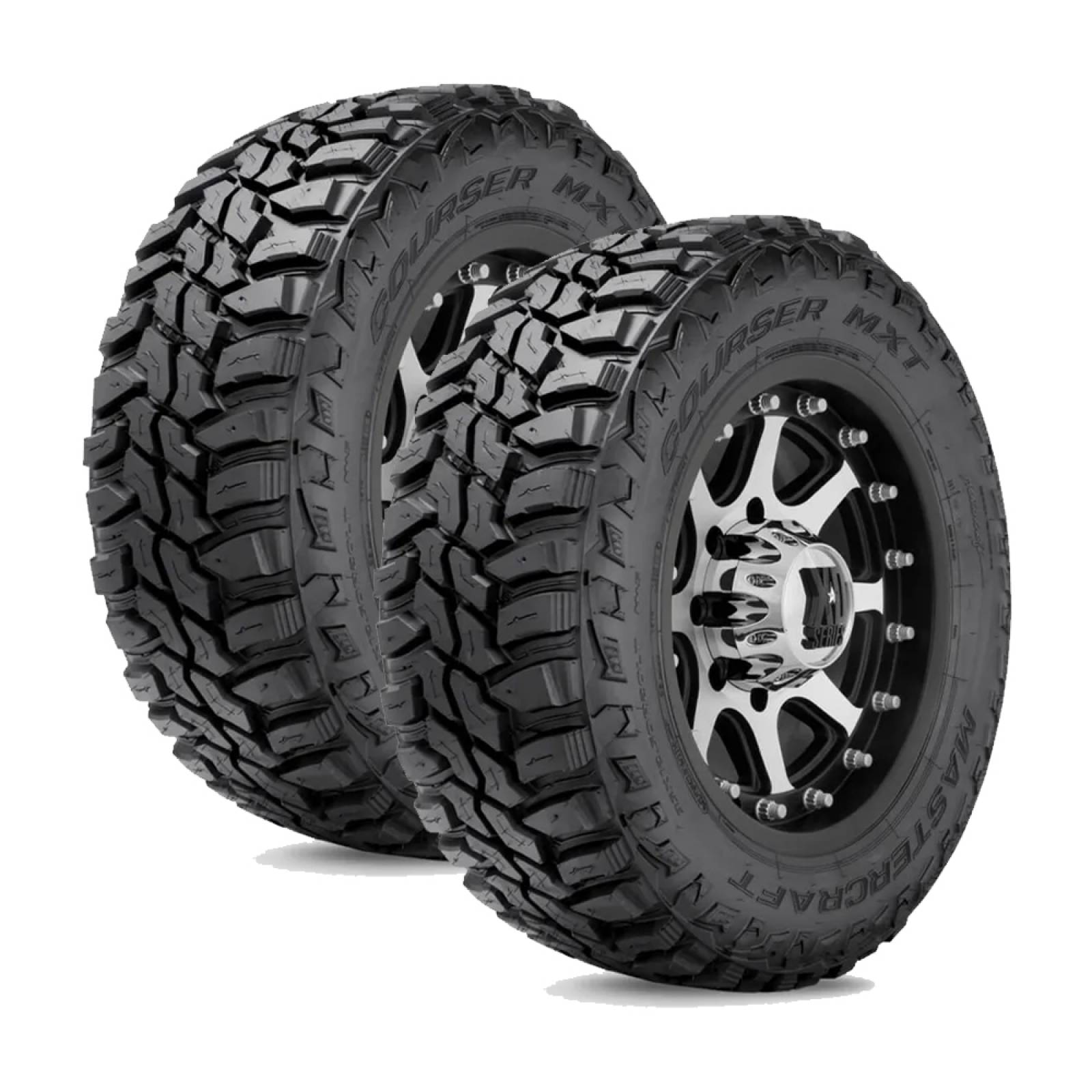 Paquete de 2 Llantas 305/70 R18 MASTERCRAFT COURSER MXT 126/123Q Paquete de 2 Llantas 305/70 R18 MASTERCRAFT COURSER MXT 126/123Q