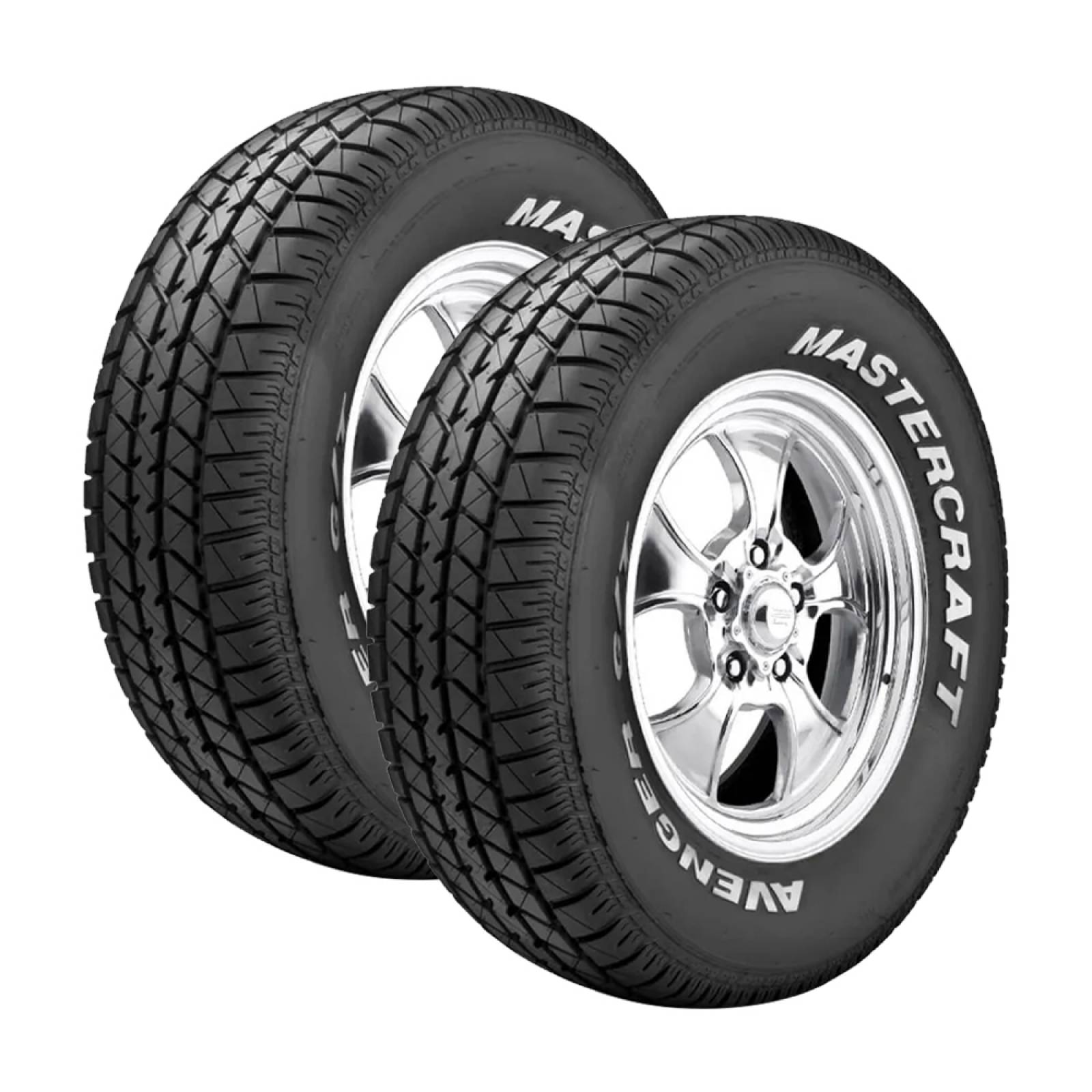 Paquete de 2 Llantas 235/60 R15 MASTERCRAFT AVENGER G/T 98T