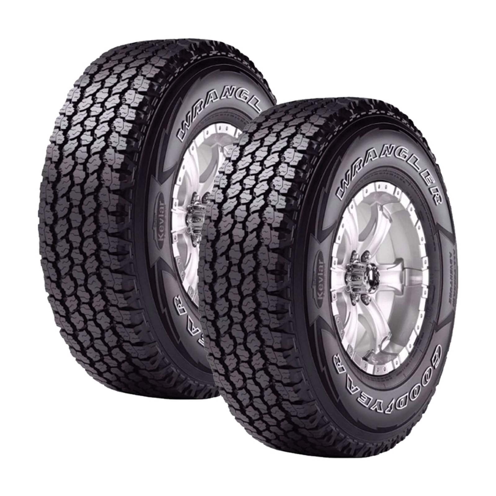 Paquete de 2 Llantas 245/65 R17 GOODYEAR WRANGLER A/T ADVENTURE 107T