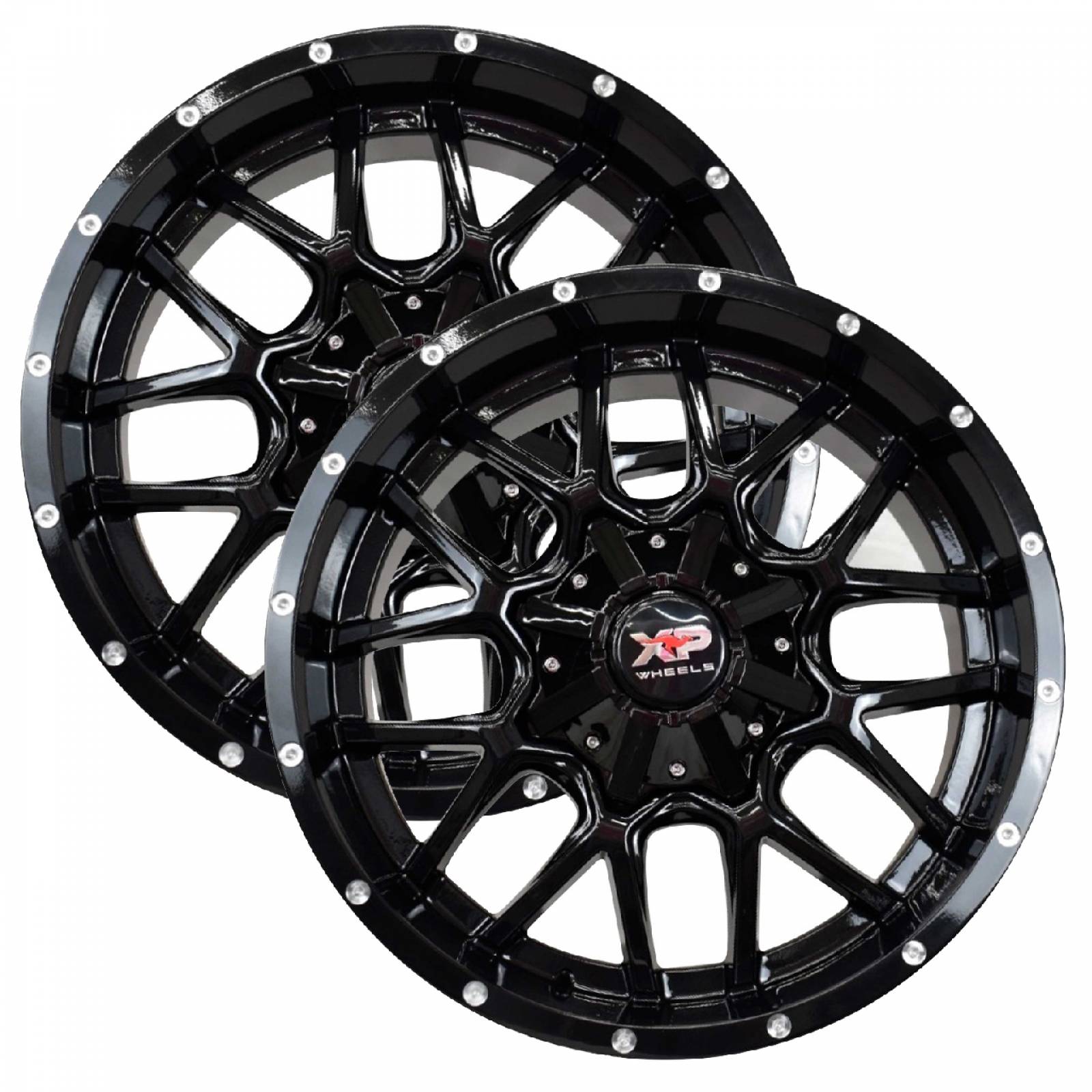 Rin 20 Off Road 6 Birlos Negro Silverado, Cheyenne, Tahoe R2062135M102-11166