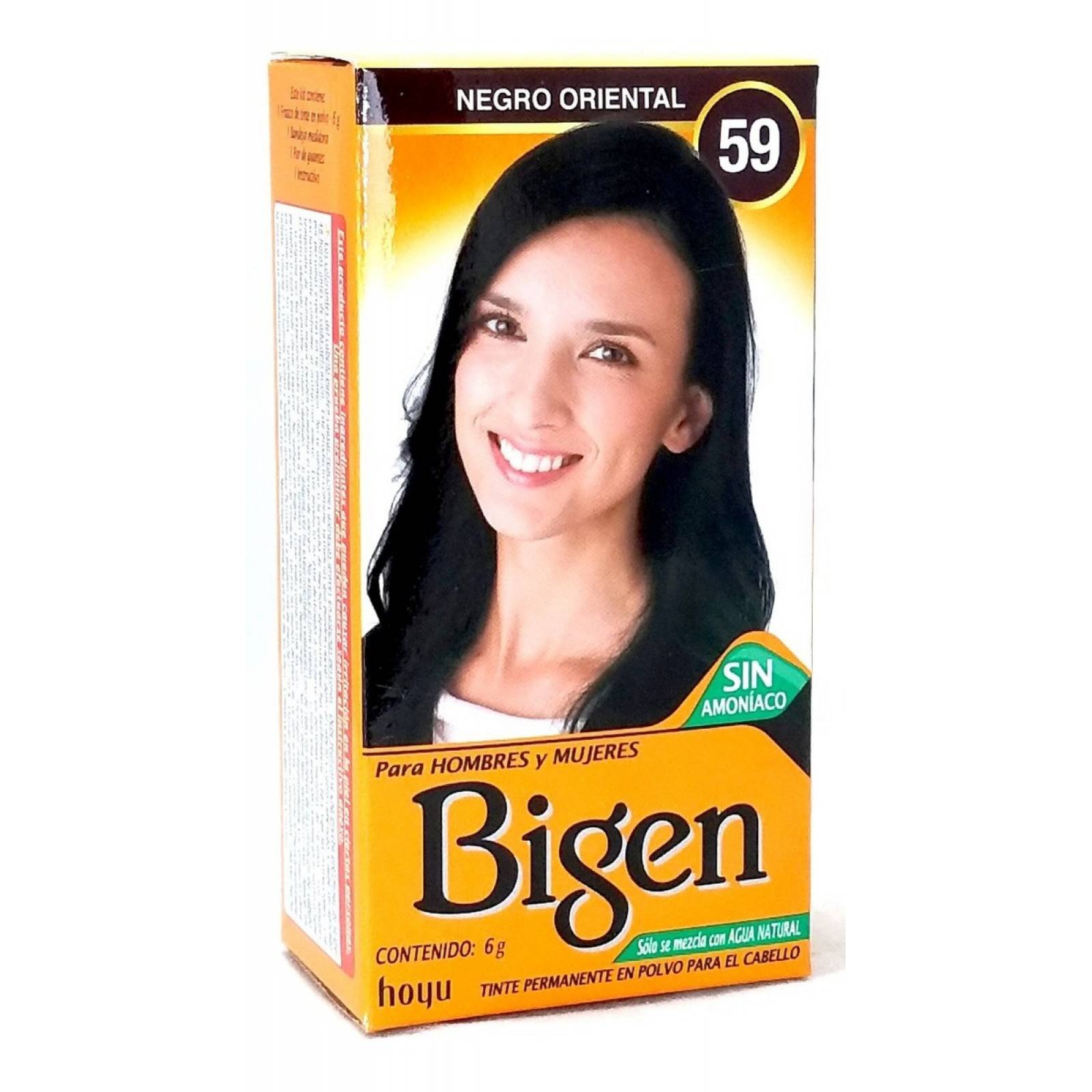 Tinte Bigen En Polvo Negro Oriental 59 Permanente 6g