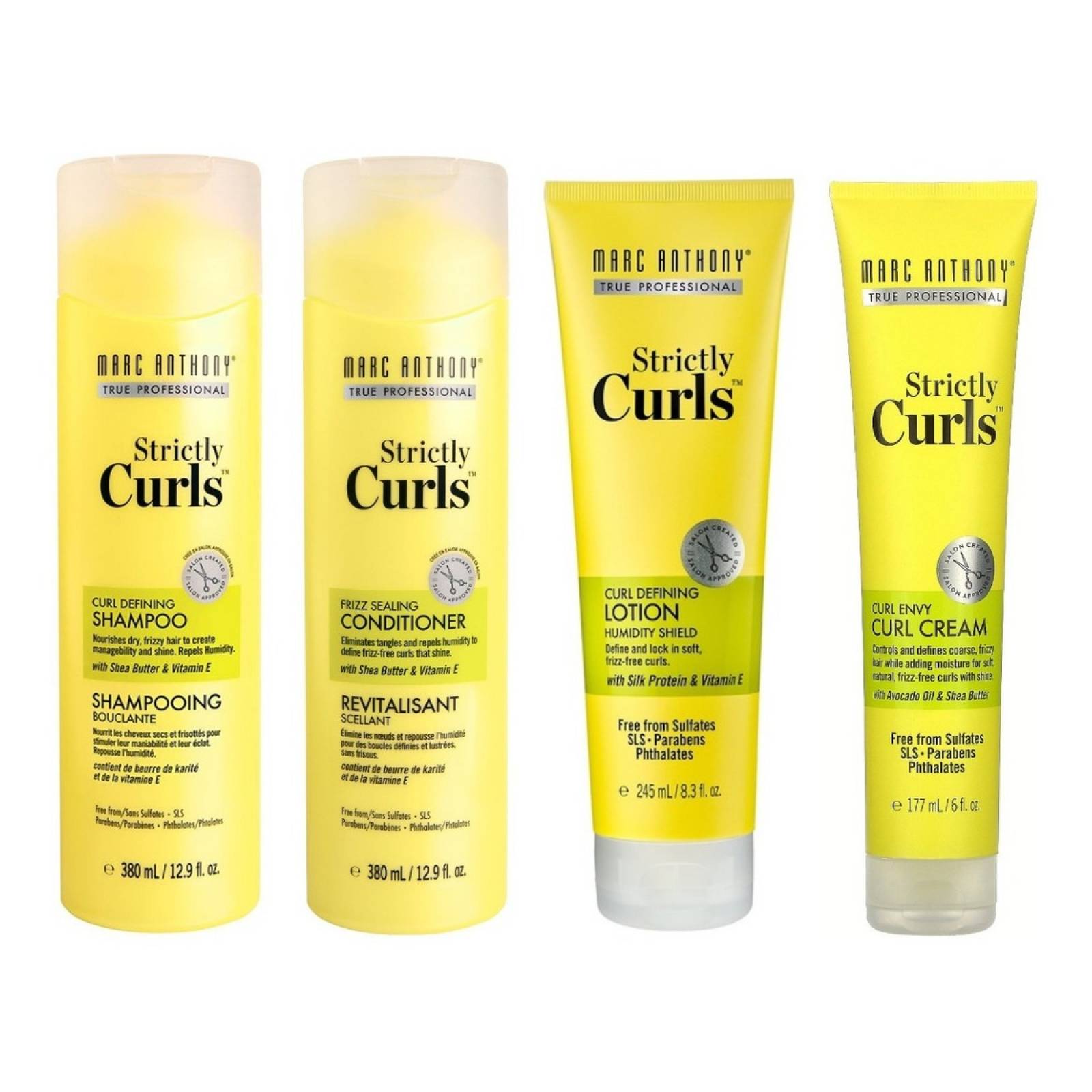 Marc Anthony Strictly Curls Shampoo Acondic Crema Y Lotion