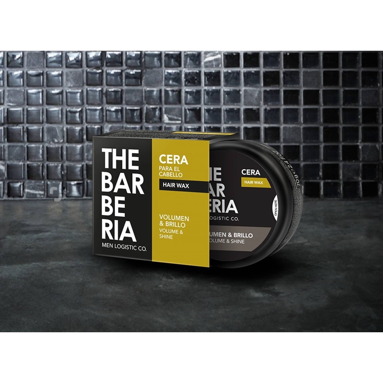 The Barberia Cera Para El Cabello  Volumen Y Brillo