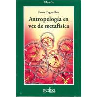 Antropología En Vez De Metafísica