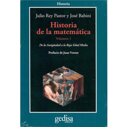 Historia de la matemática. Volumen I 