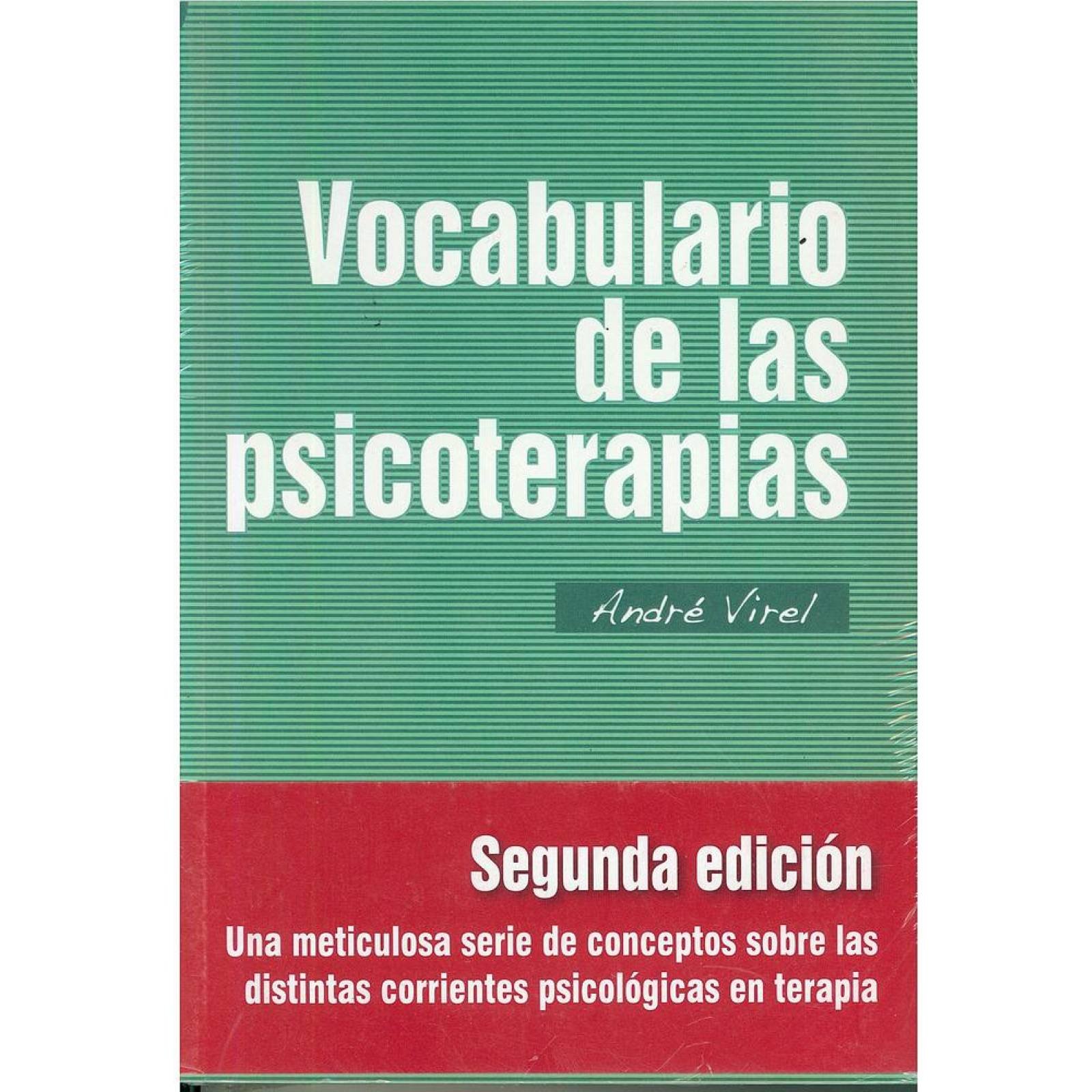 Vocabulario de las psicoterapias 