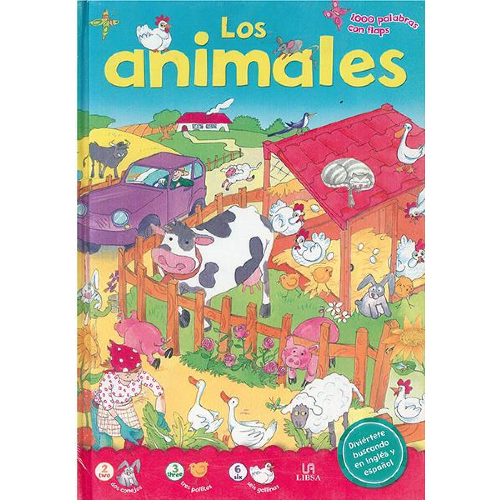 1000 palabras con flaps: animales 