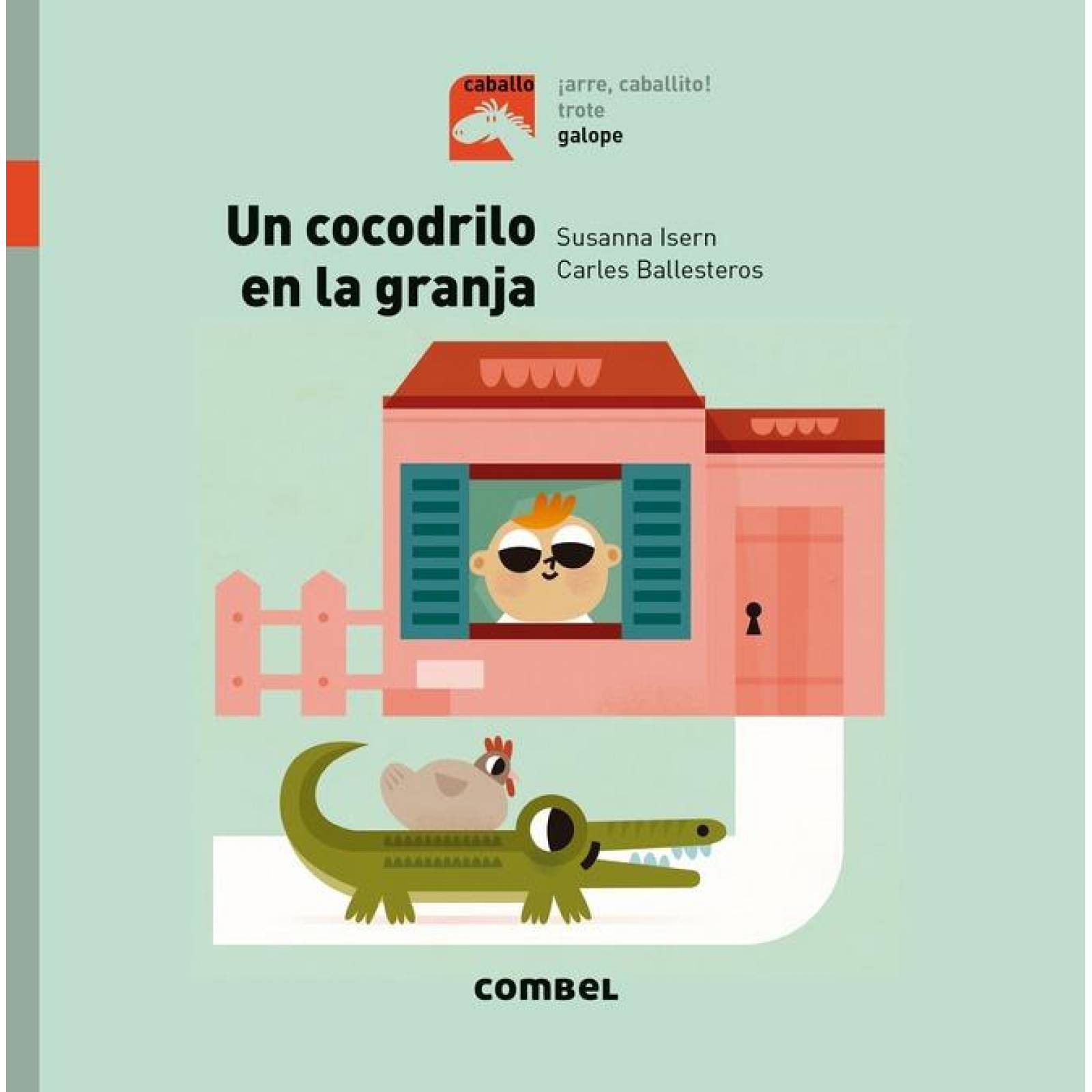 Un cocodrilo en la Granja. Caballo Galope 