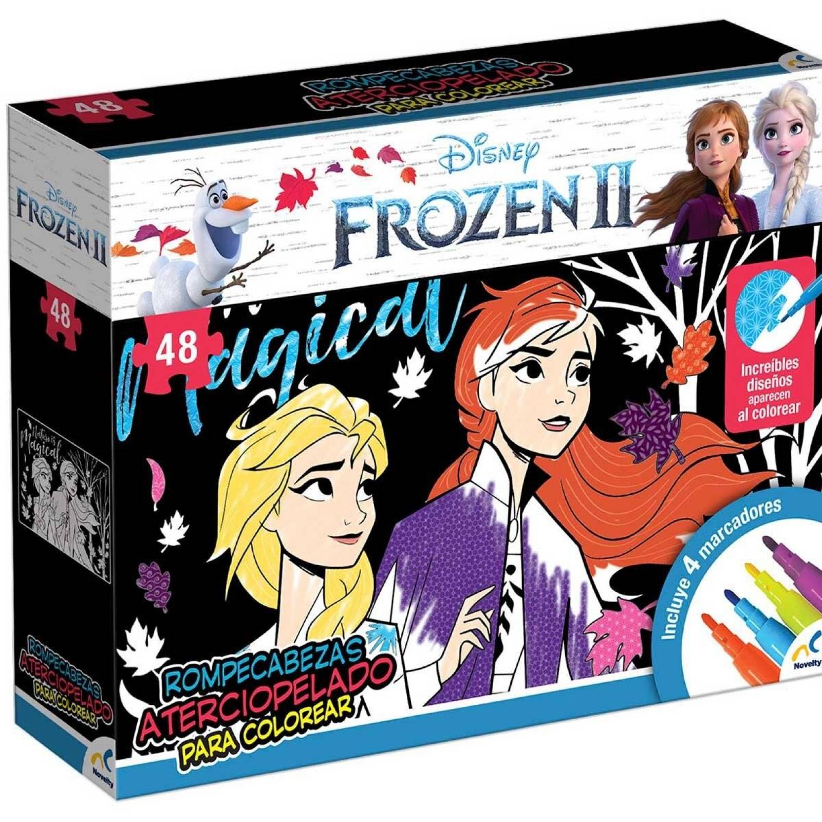 ROMPECABEZAS ATERCIOPELADO 48 PIEZAS FROZEN II
