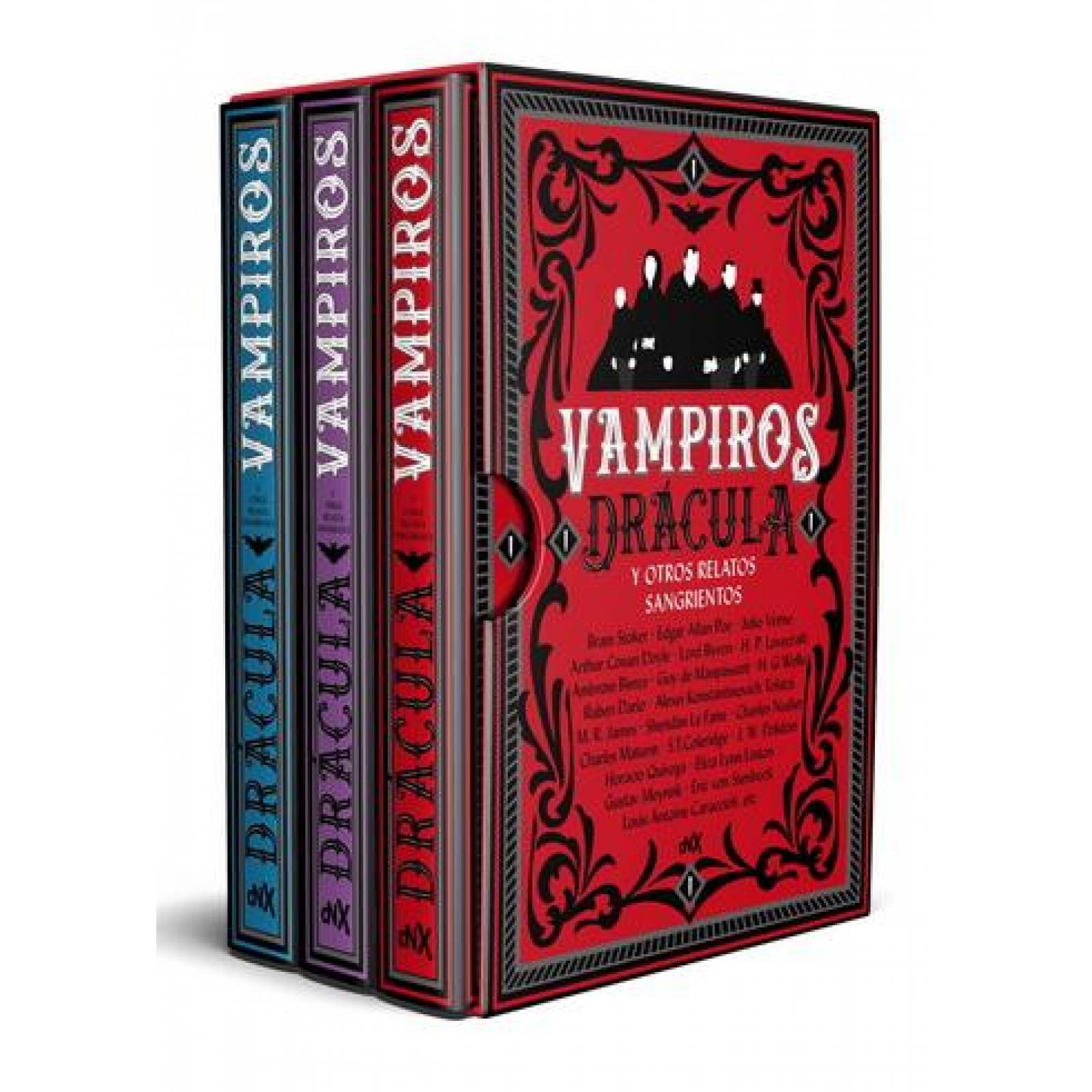 Vampiros. Drácula y otros relatos sangrientos (3 volúmenes) 