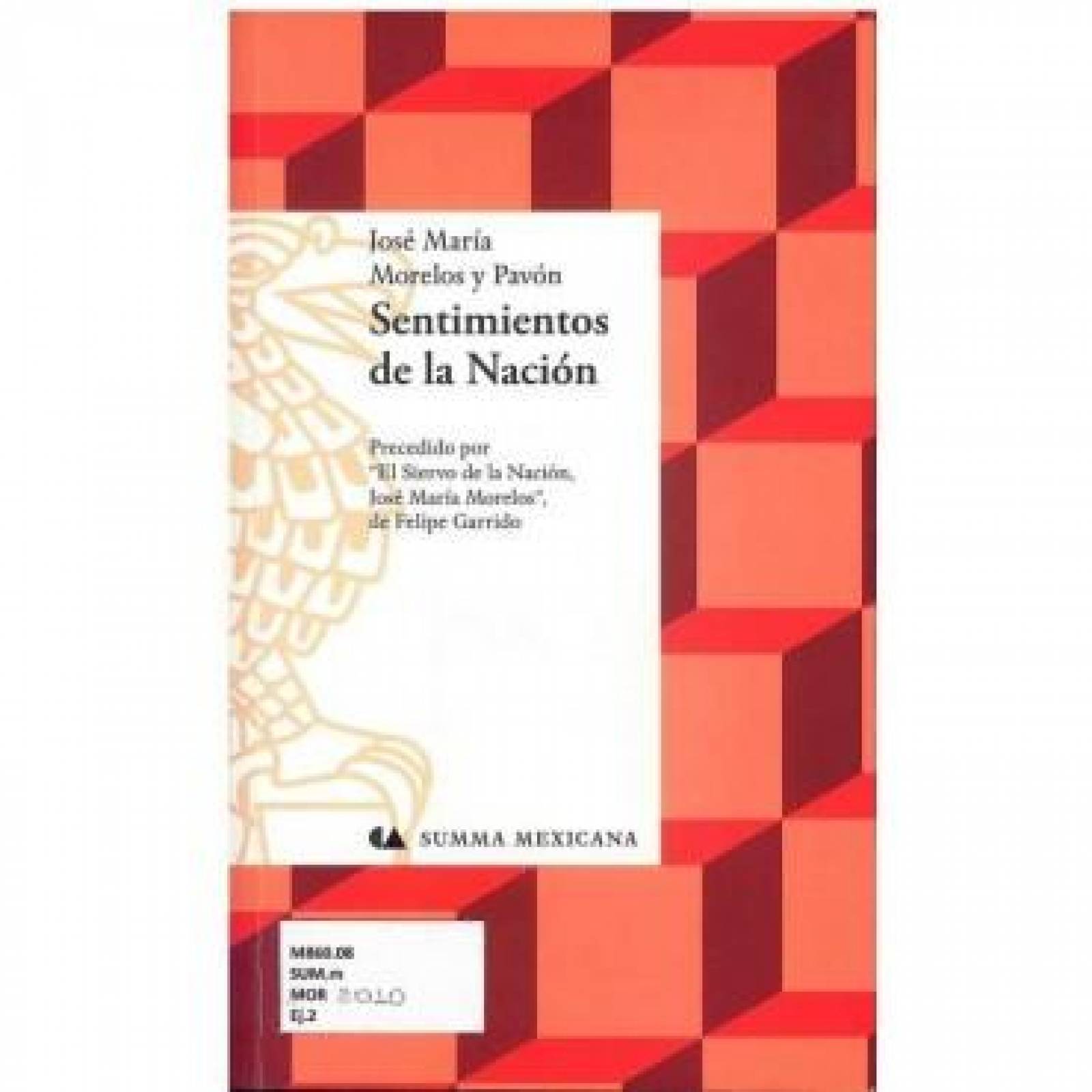 Sentimientos de la nación (reimpresión)