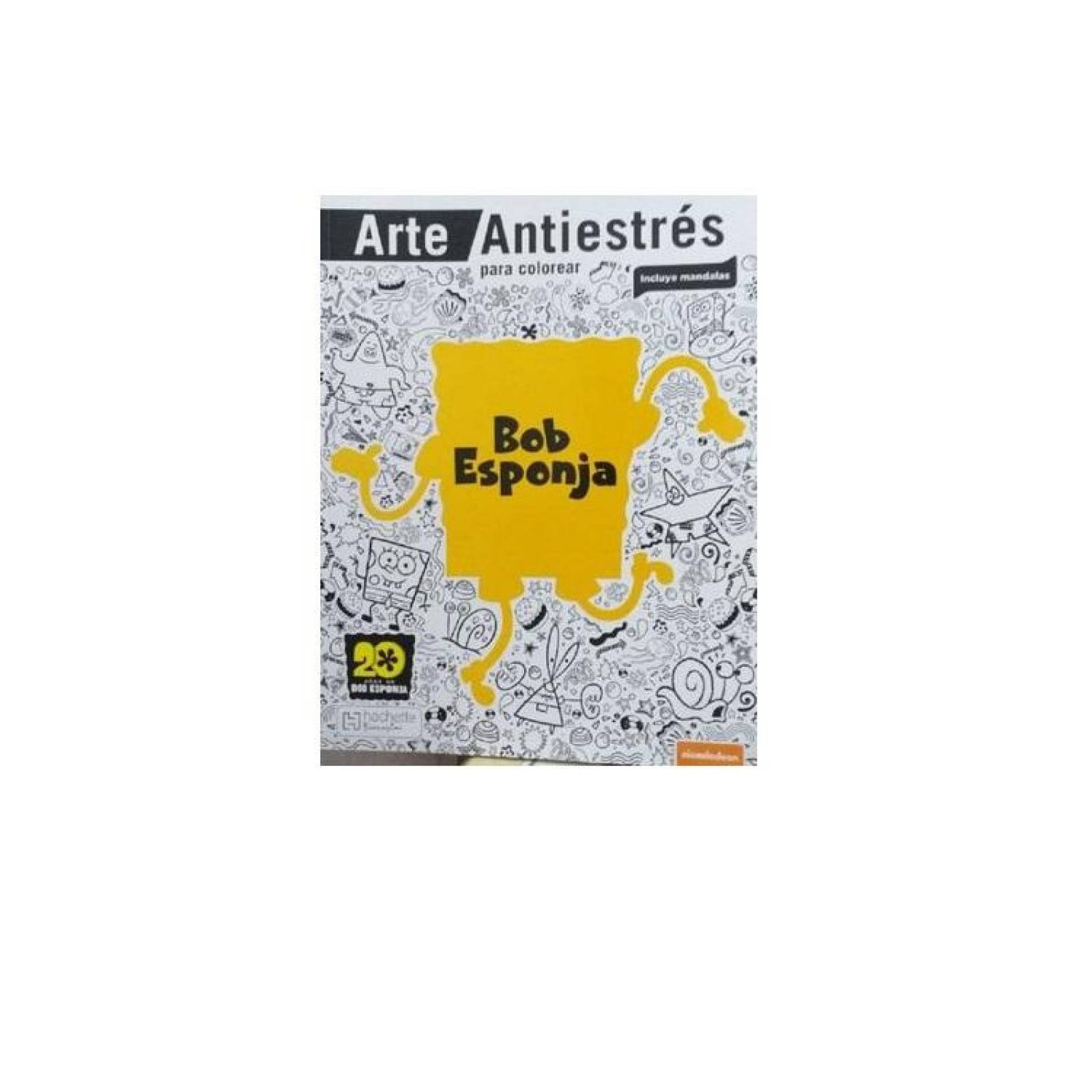 Bob Esponja Arte antiestrés 